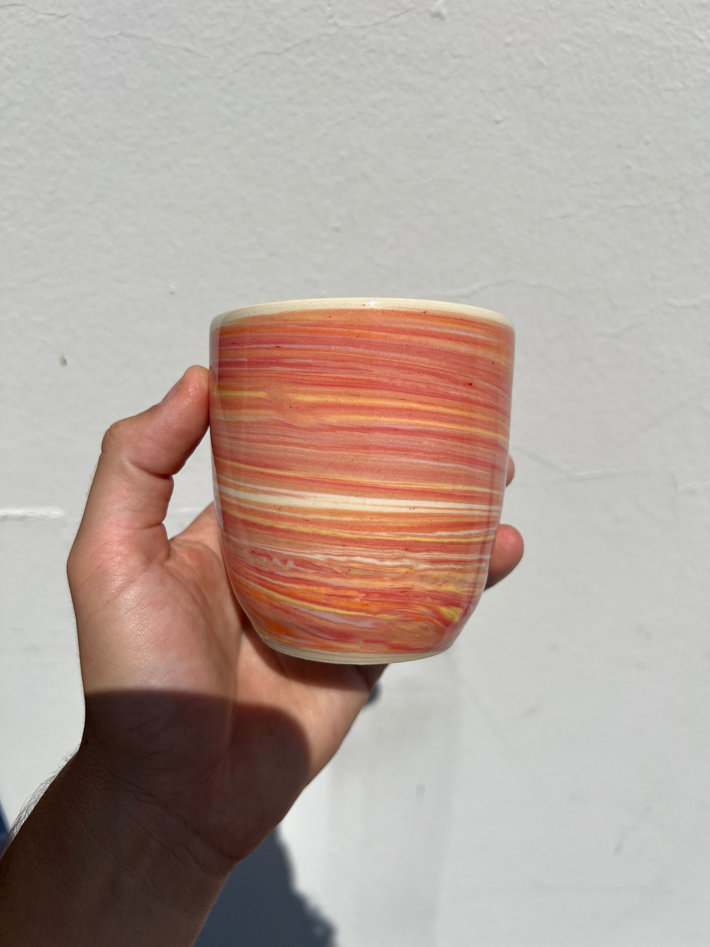 Vibrant Marbled Cup