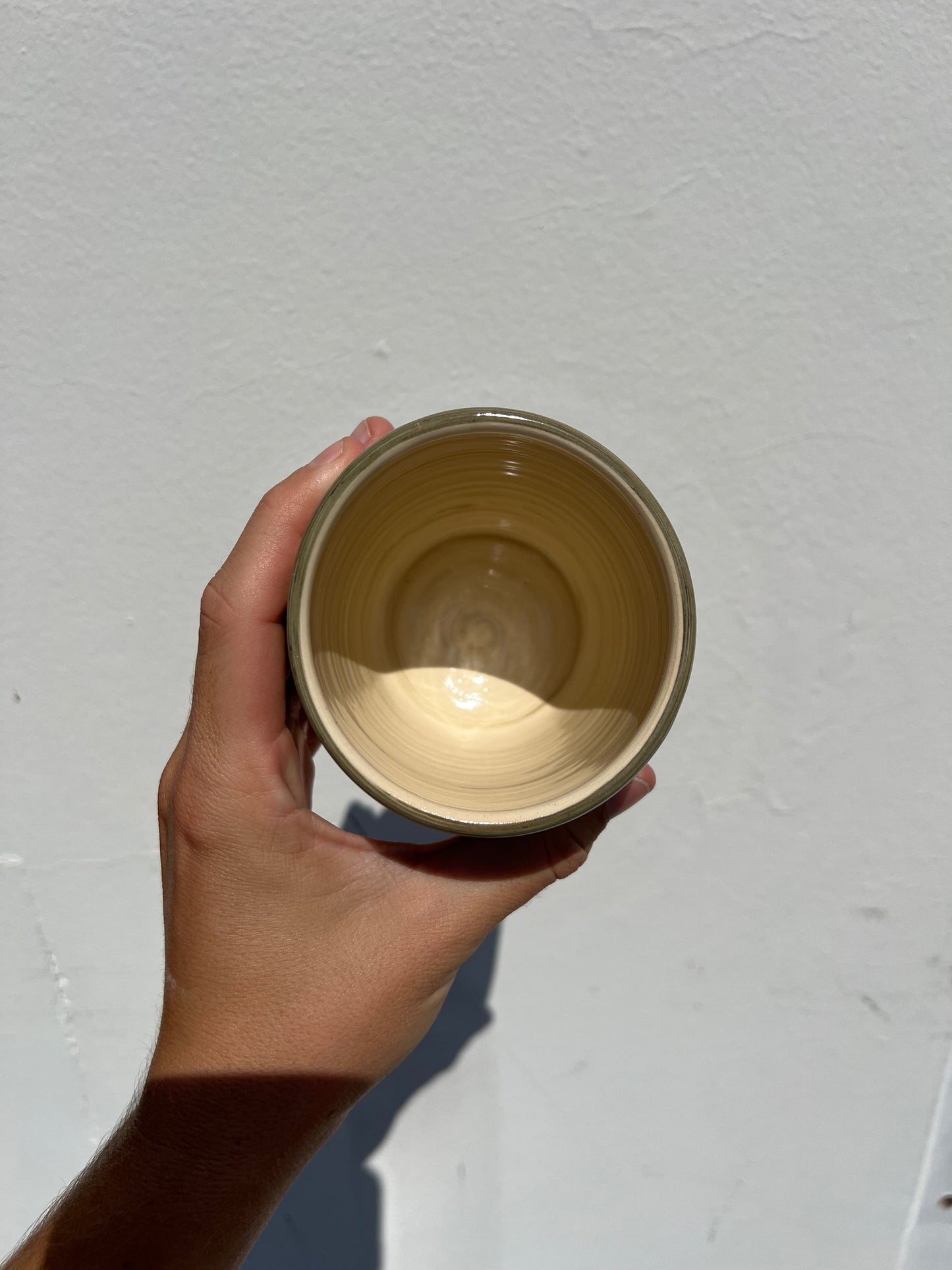 Green Swirl Cup