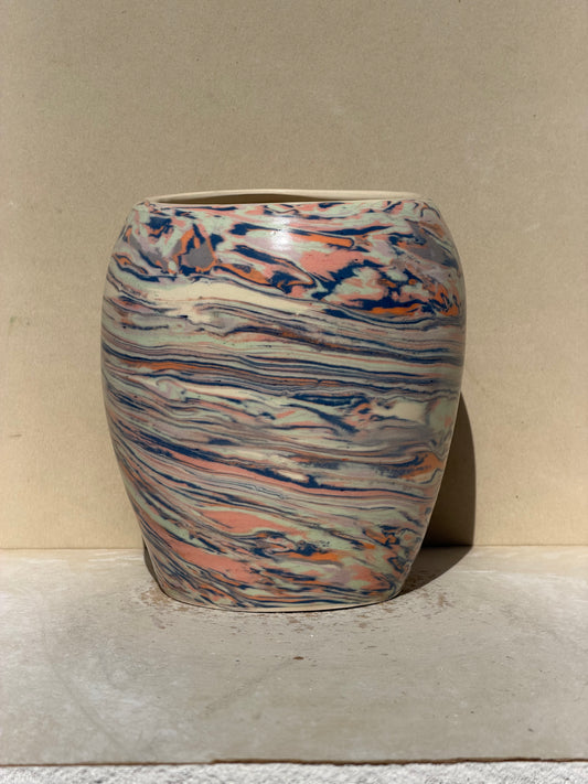 Reclaimed Nerikomi Vase