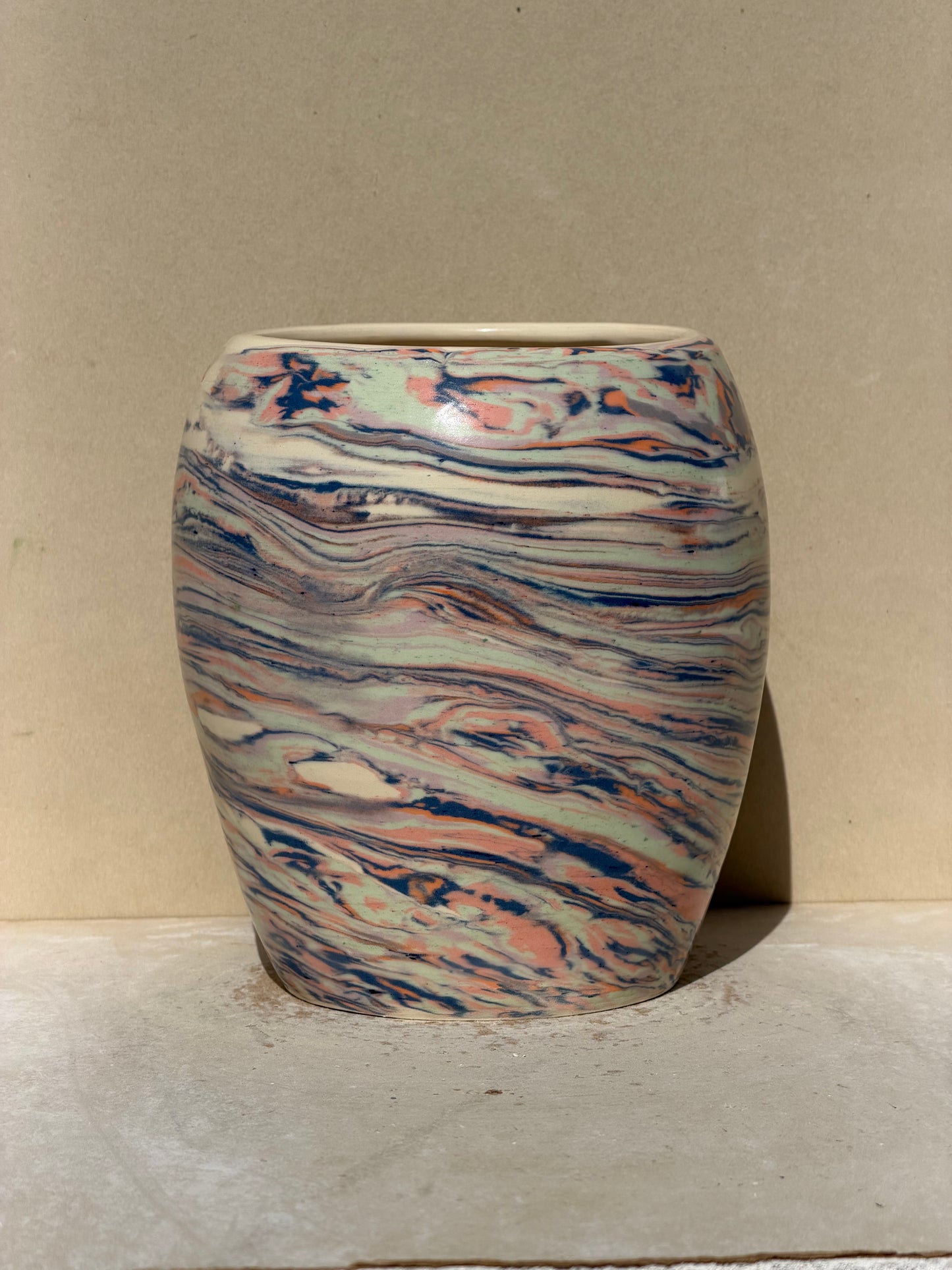 Reclaimed Nerikomi Vase