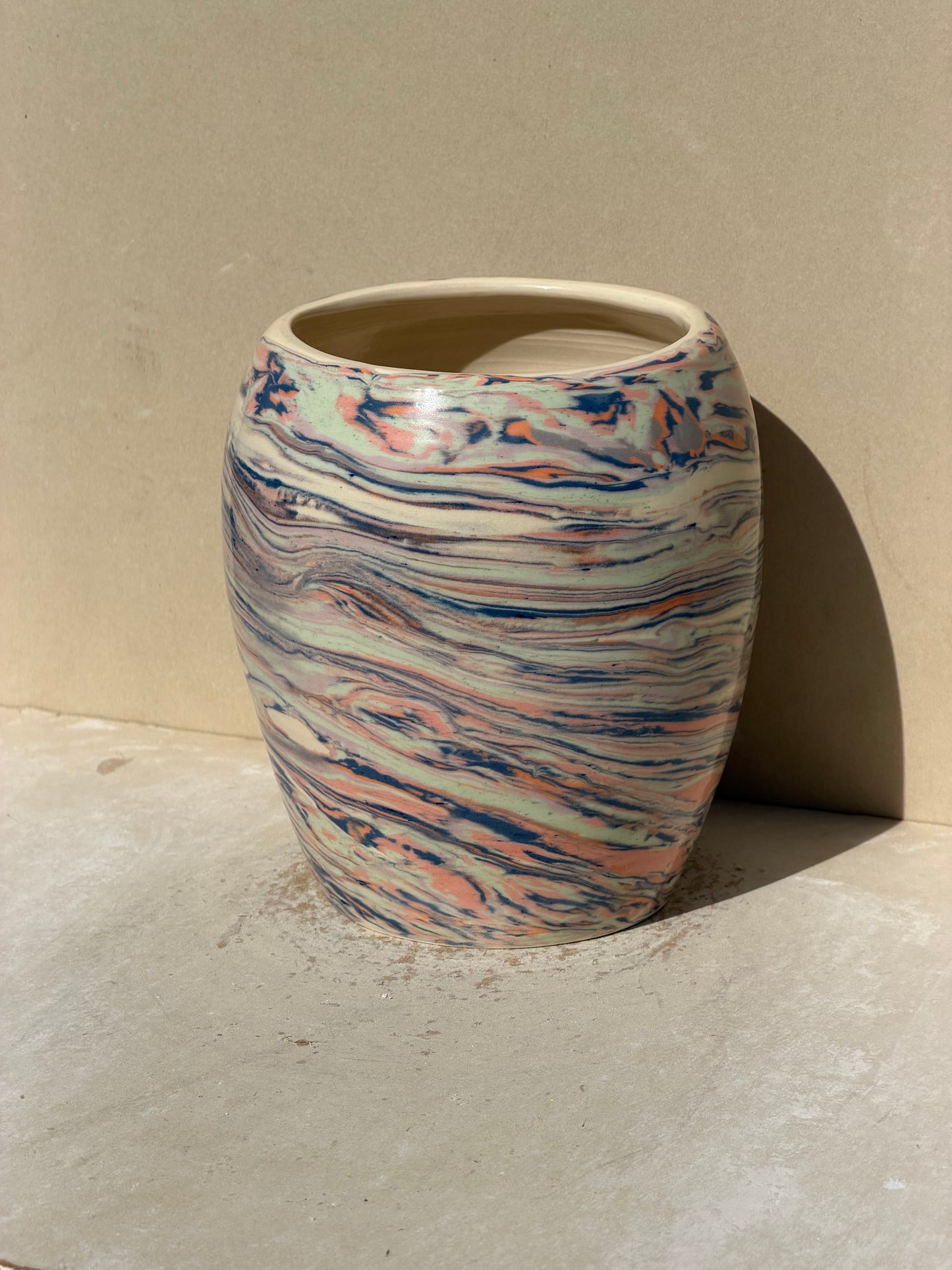 Reclaimed Nerikomi Vase