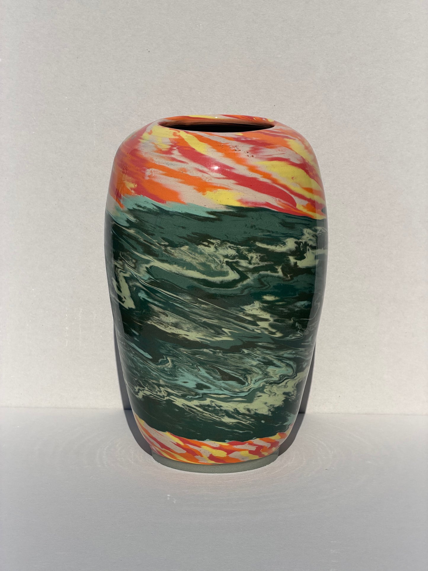 Large Nerikomi Vase