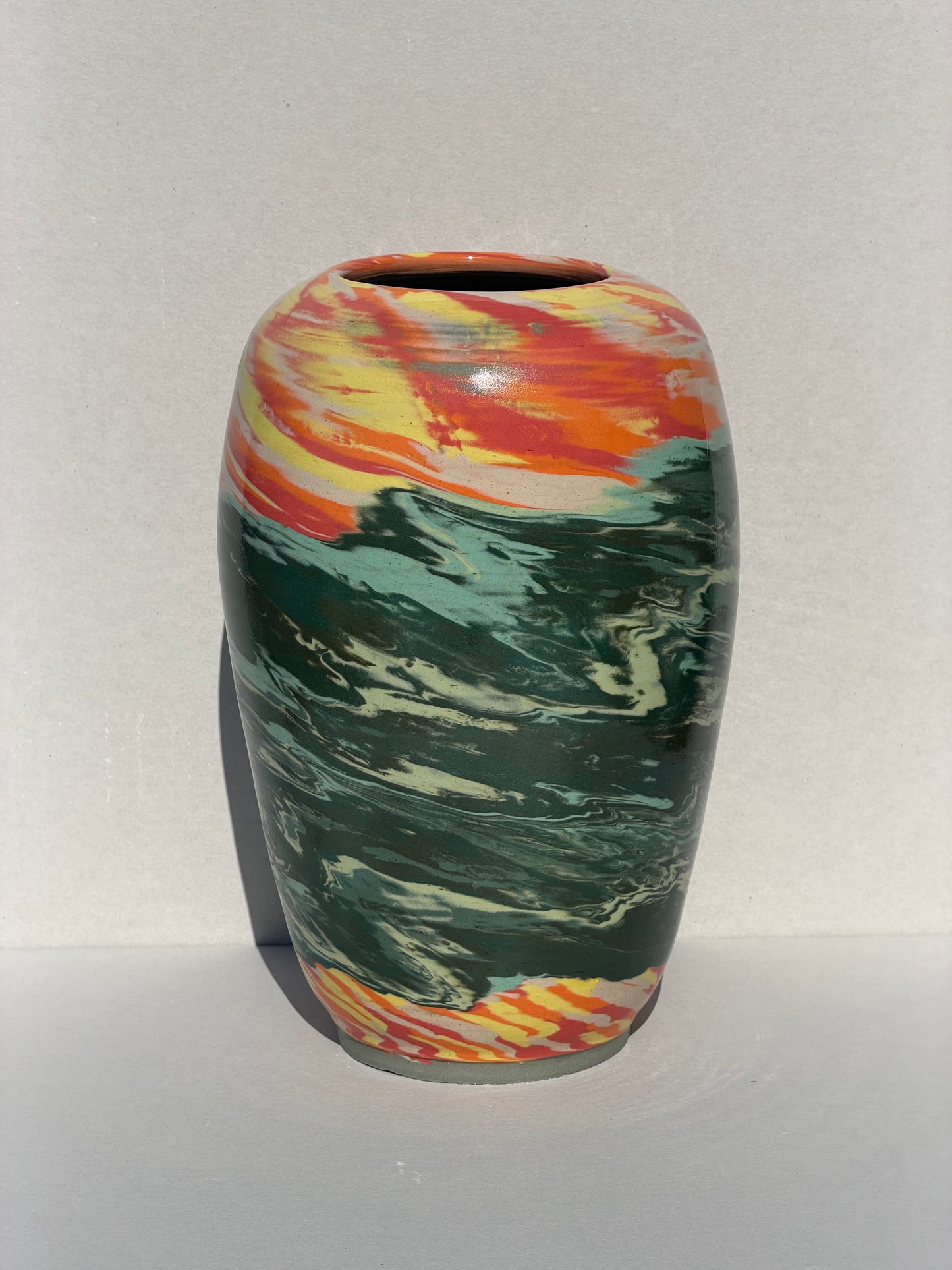 Large Nerikomi Vase