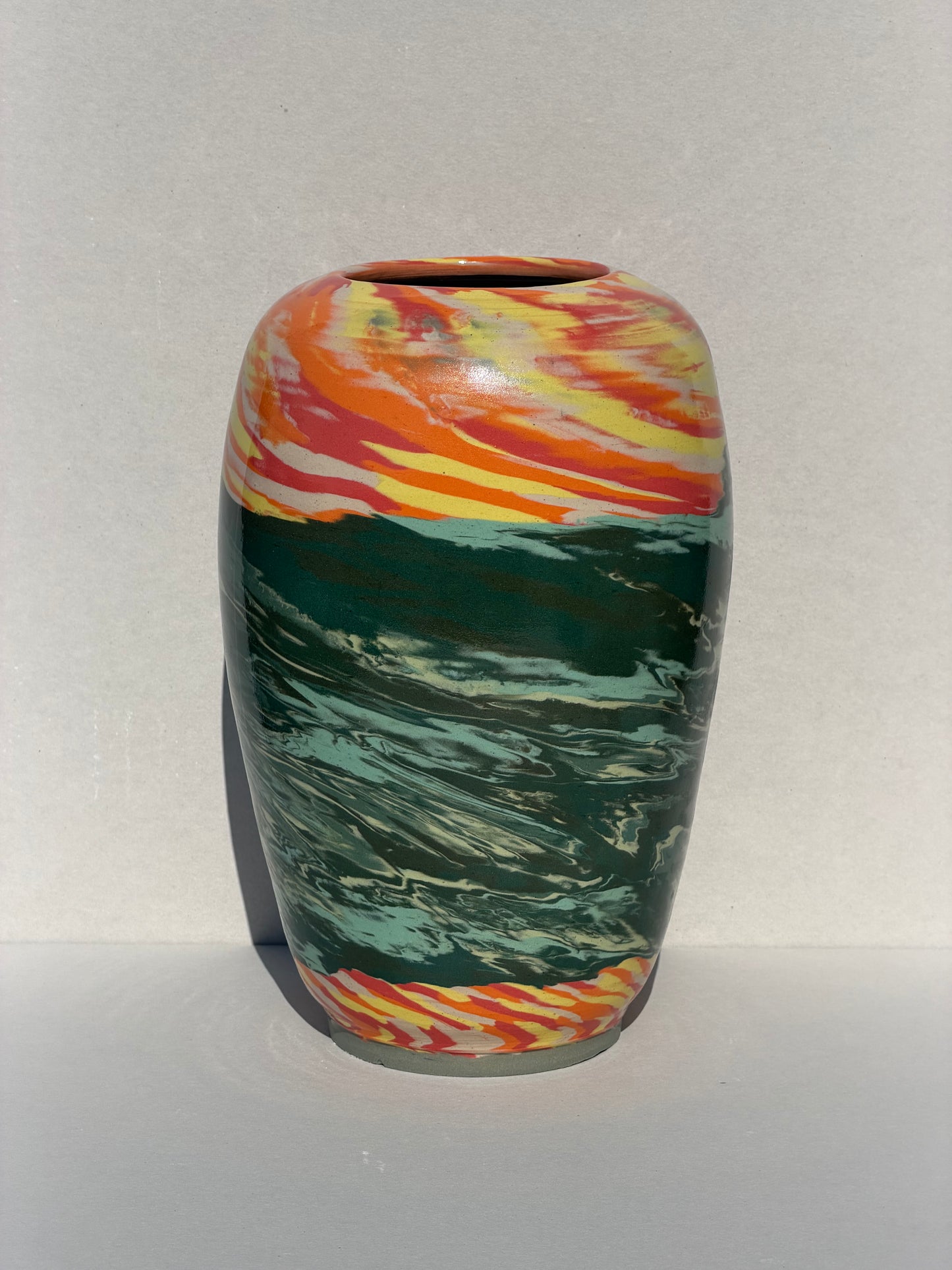 Large Nerikomi Vase