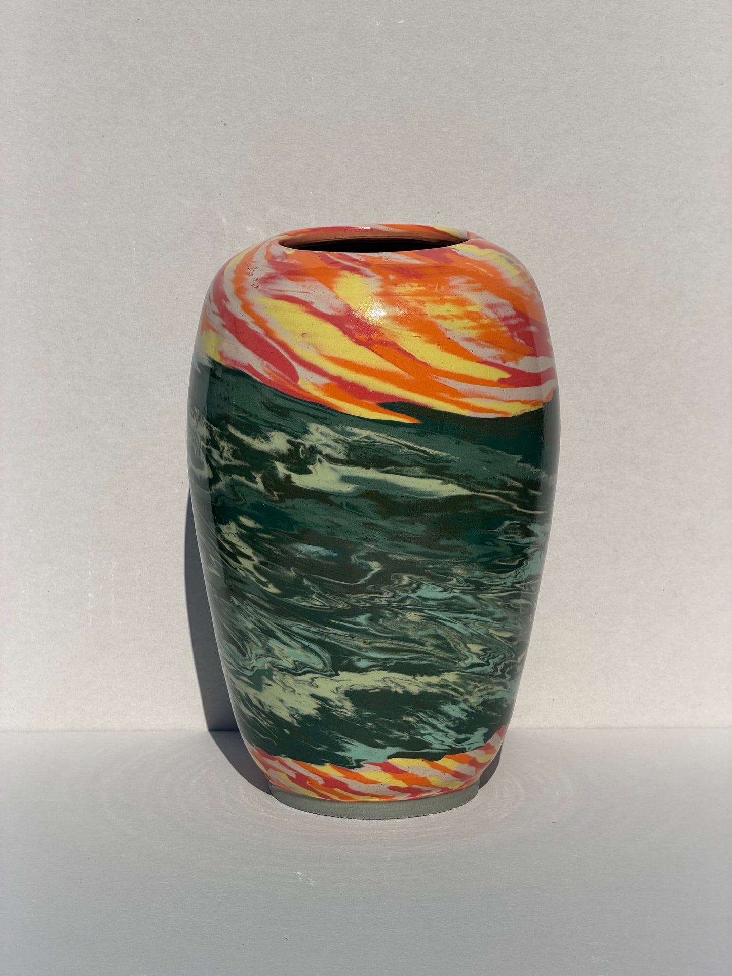 Large Nerikomi Vase
