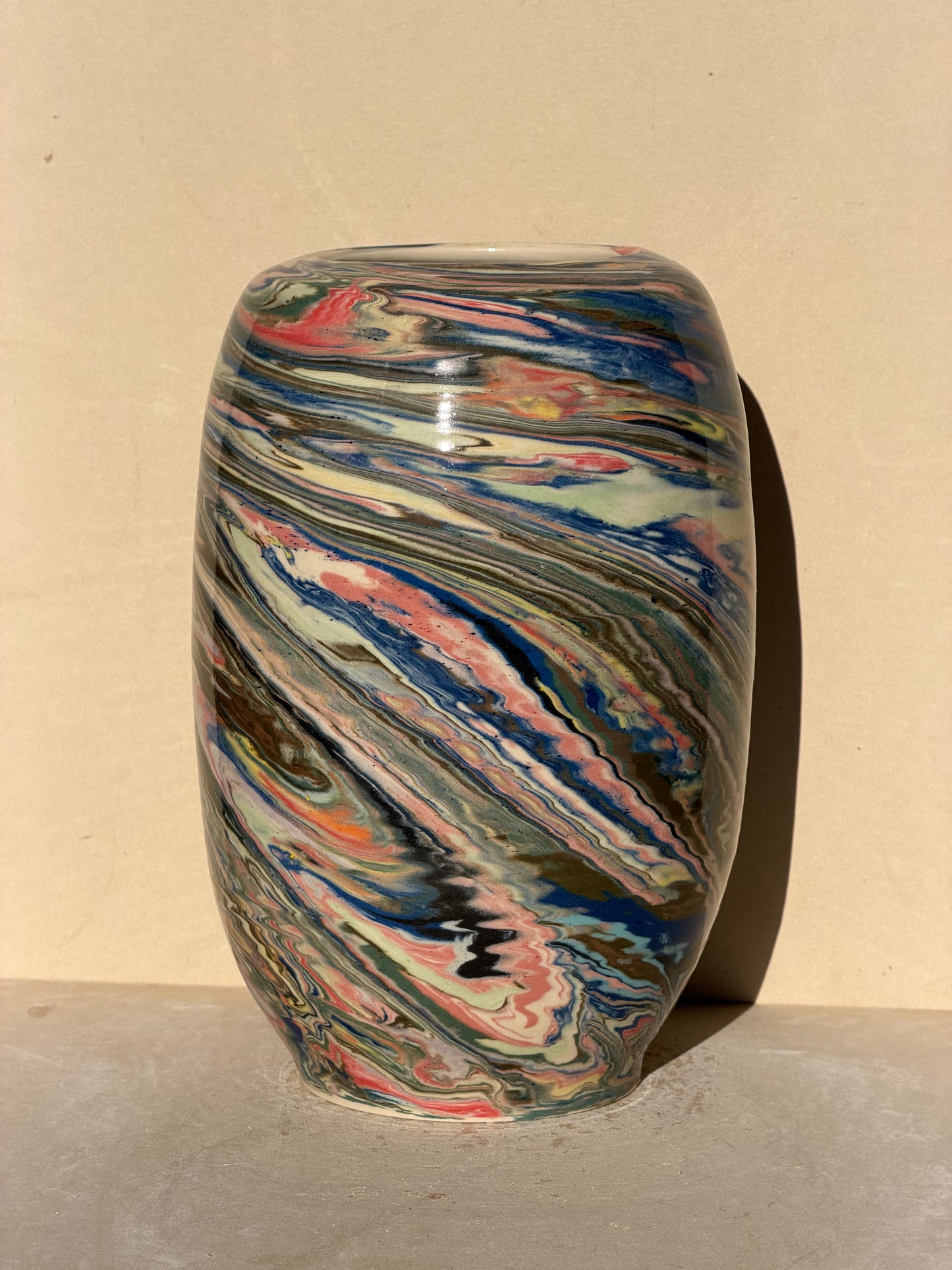 Scrap Nerikomi Vase