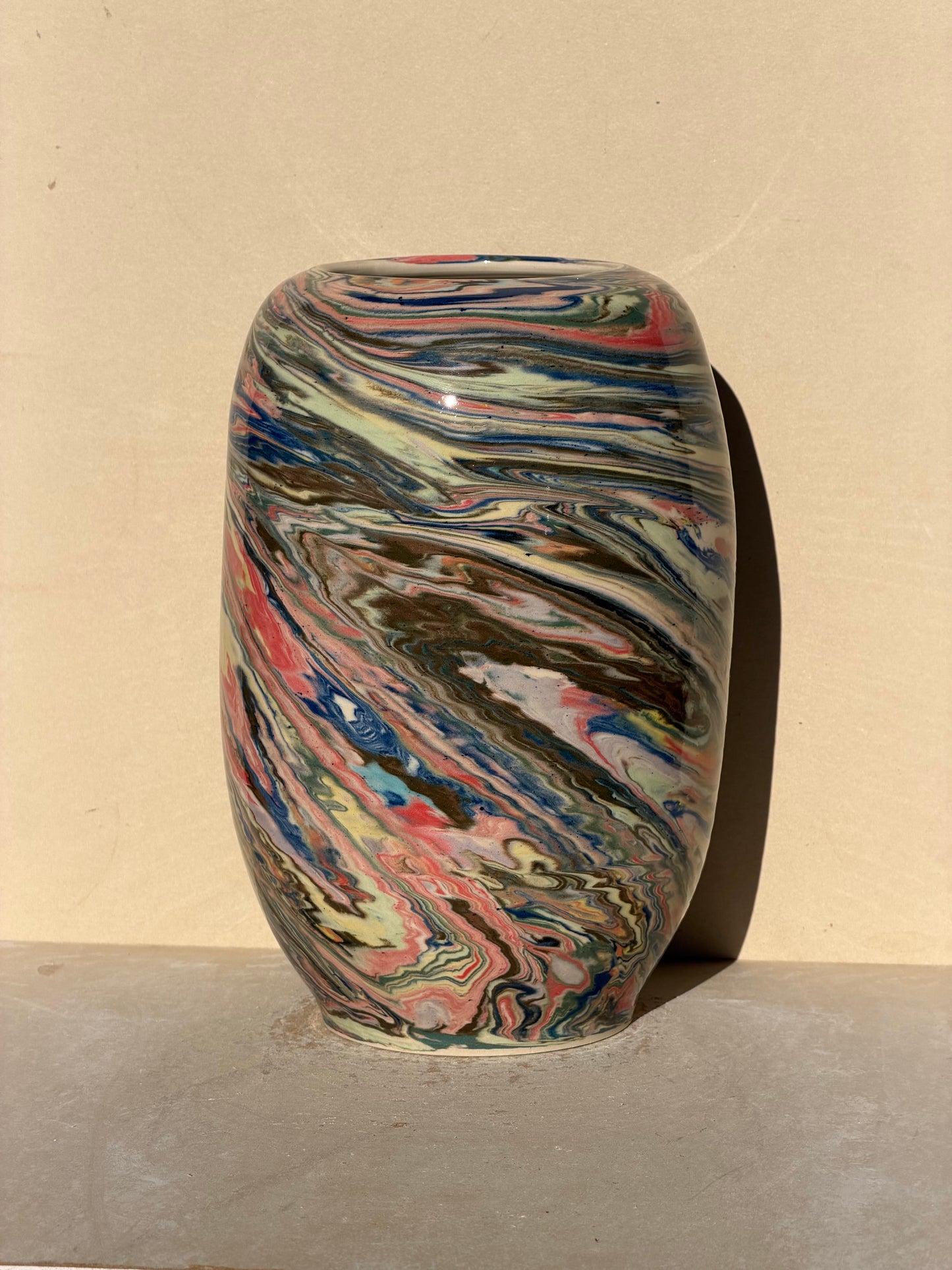 Scrap Nerikomi Vase