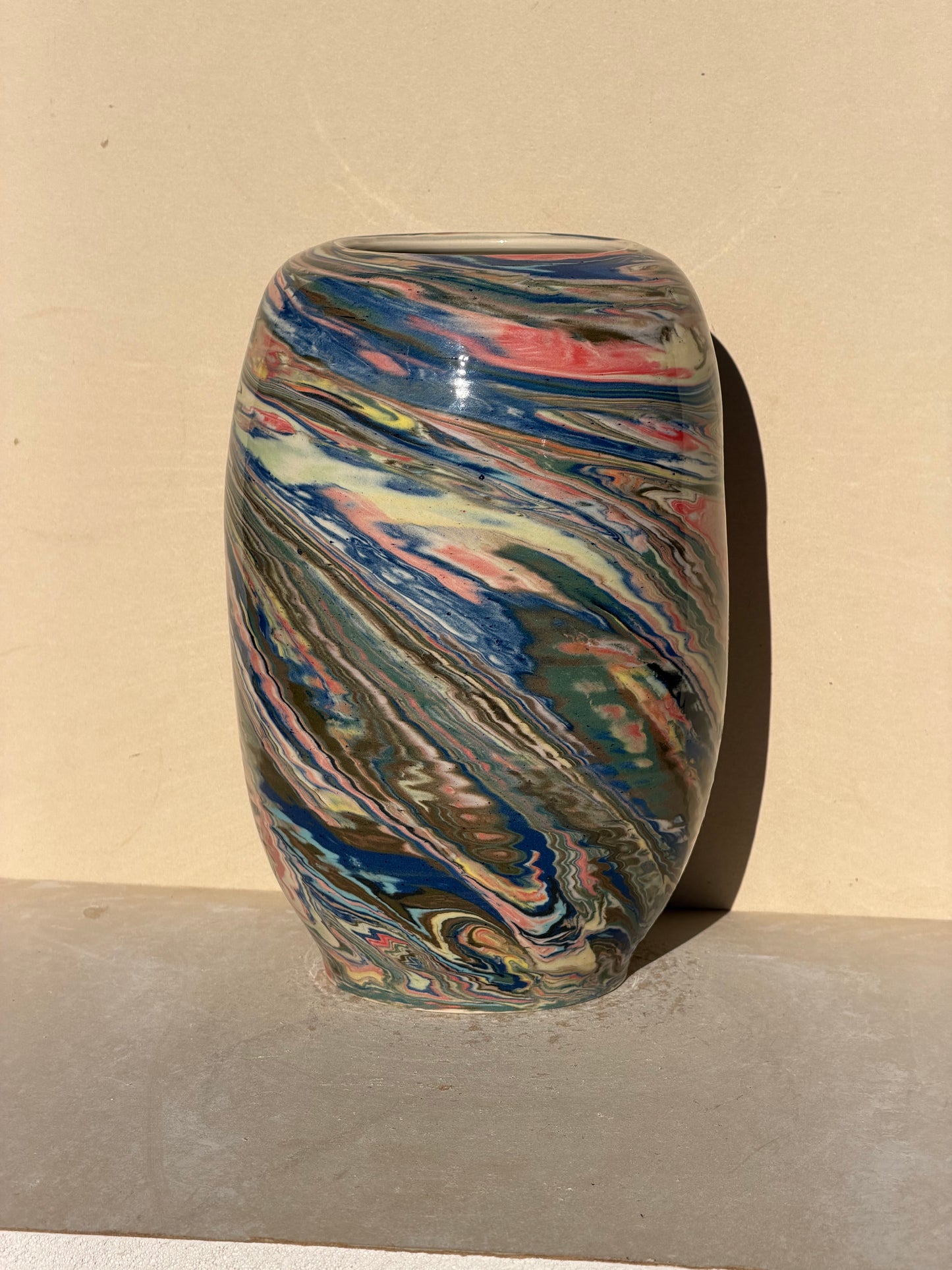 Scrap Nerikomi Vase