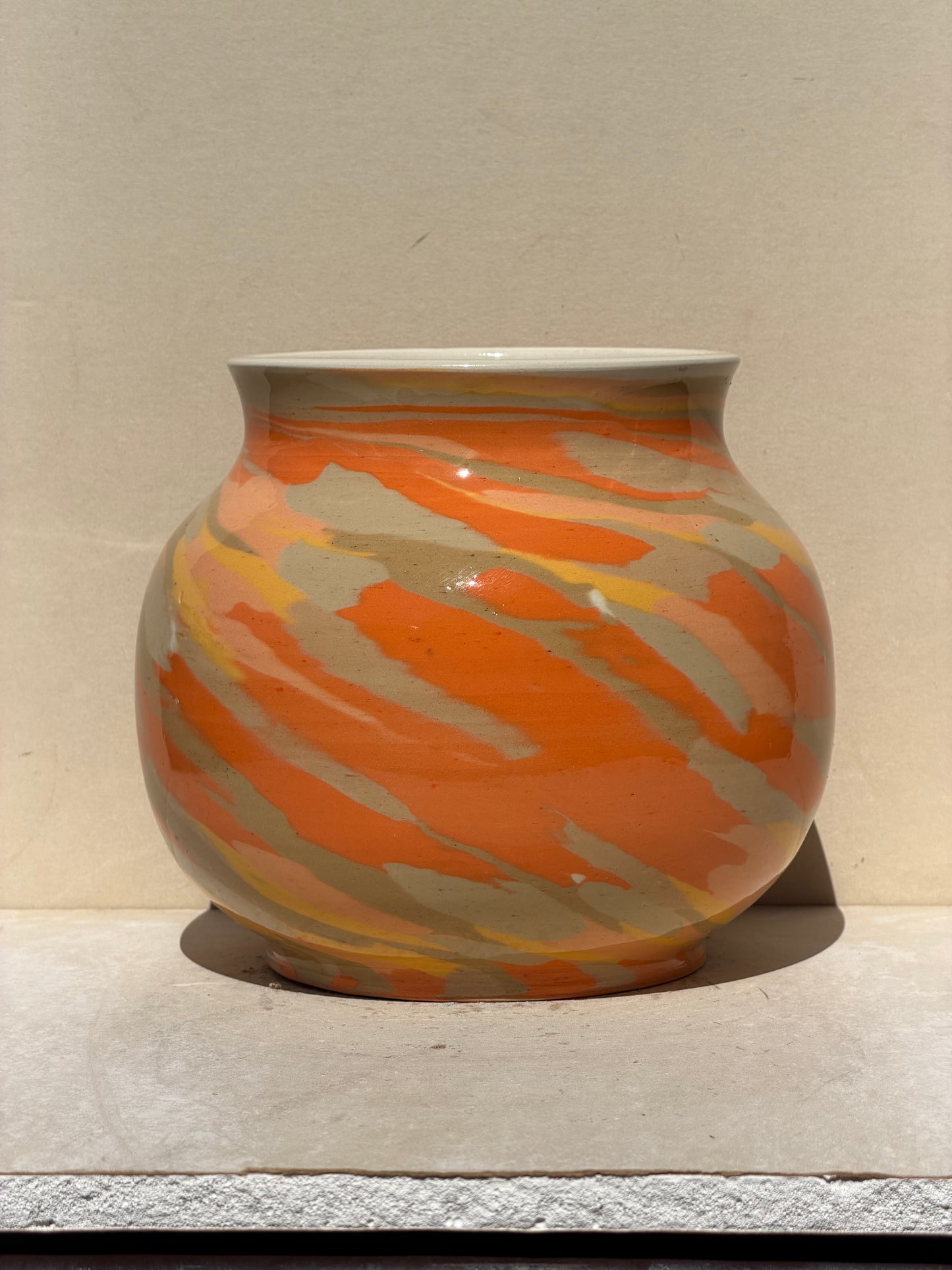 All Orange Vase #3