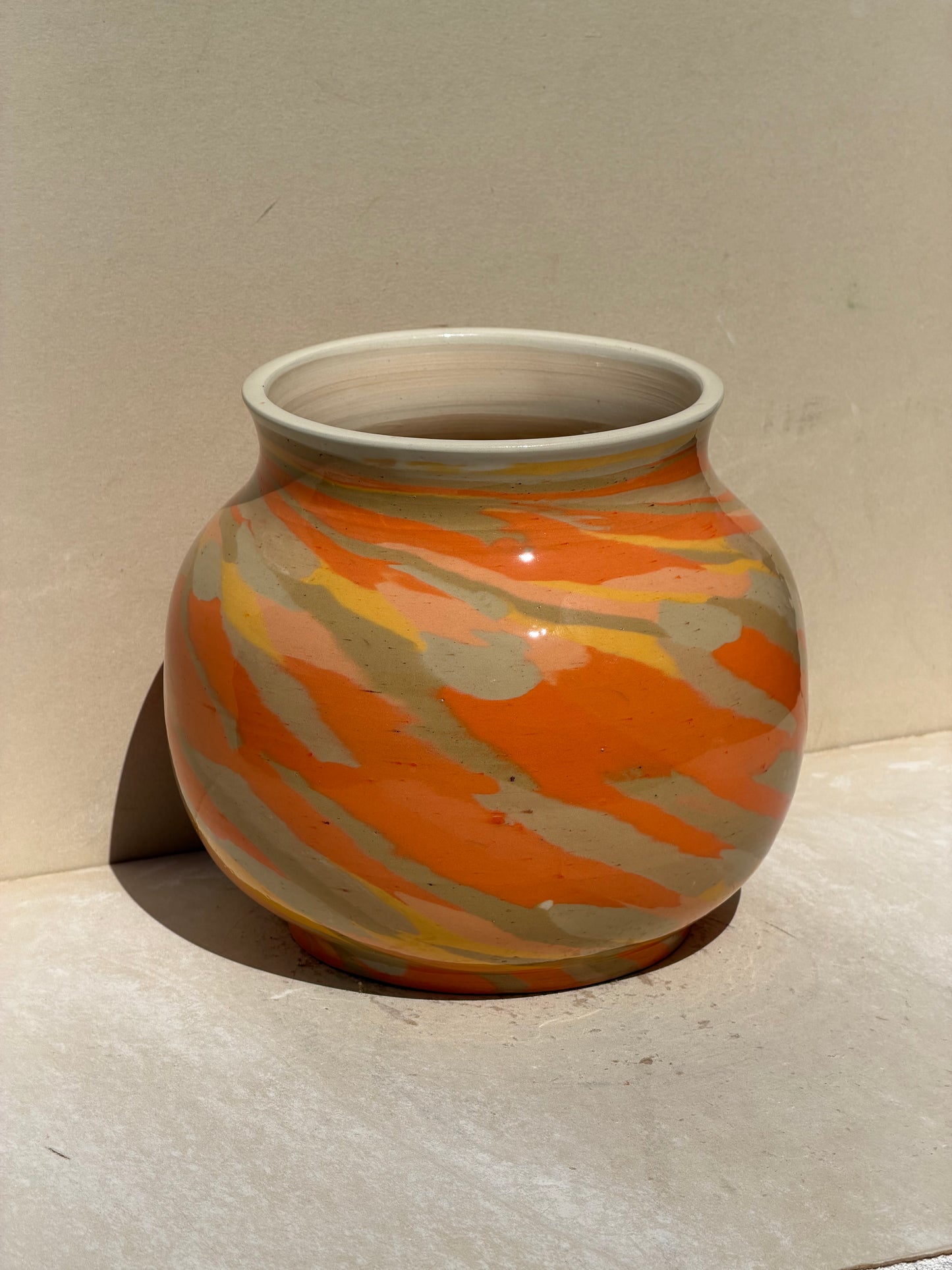 All Orange Vase #3