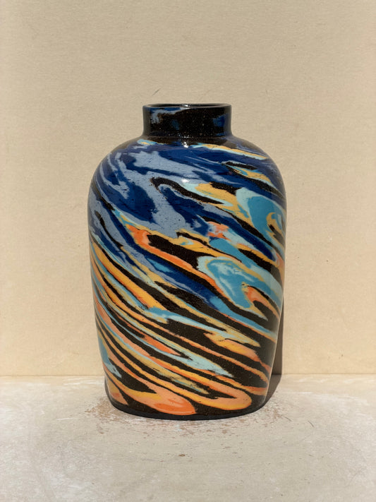 Brown Sunset Vase