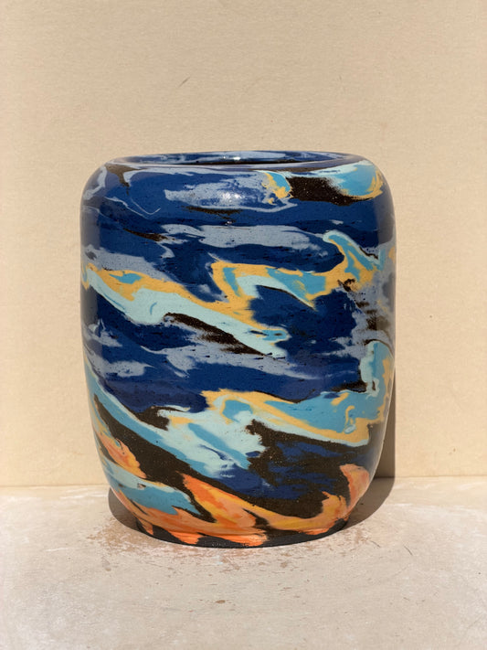Brown Sunset Vase