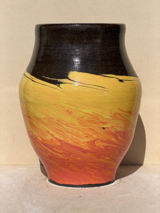Brown Fire Vase No. 2