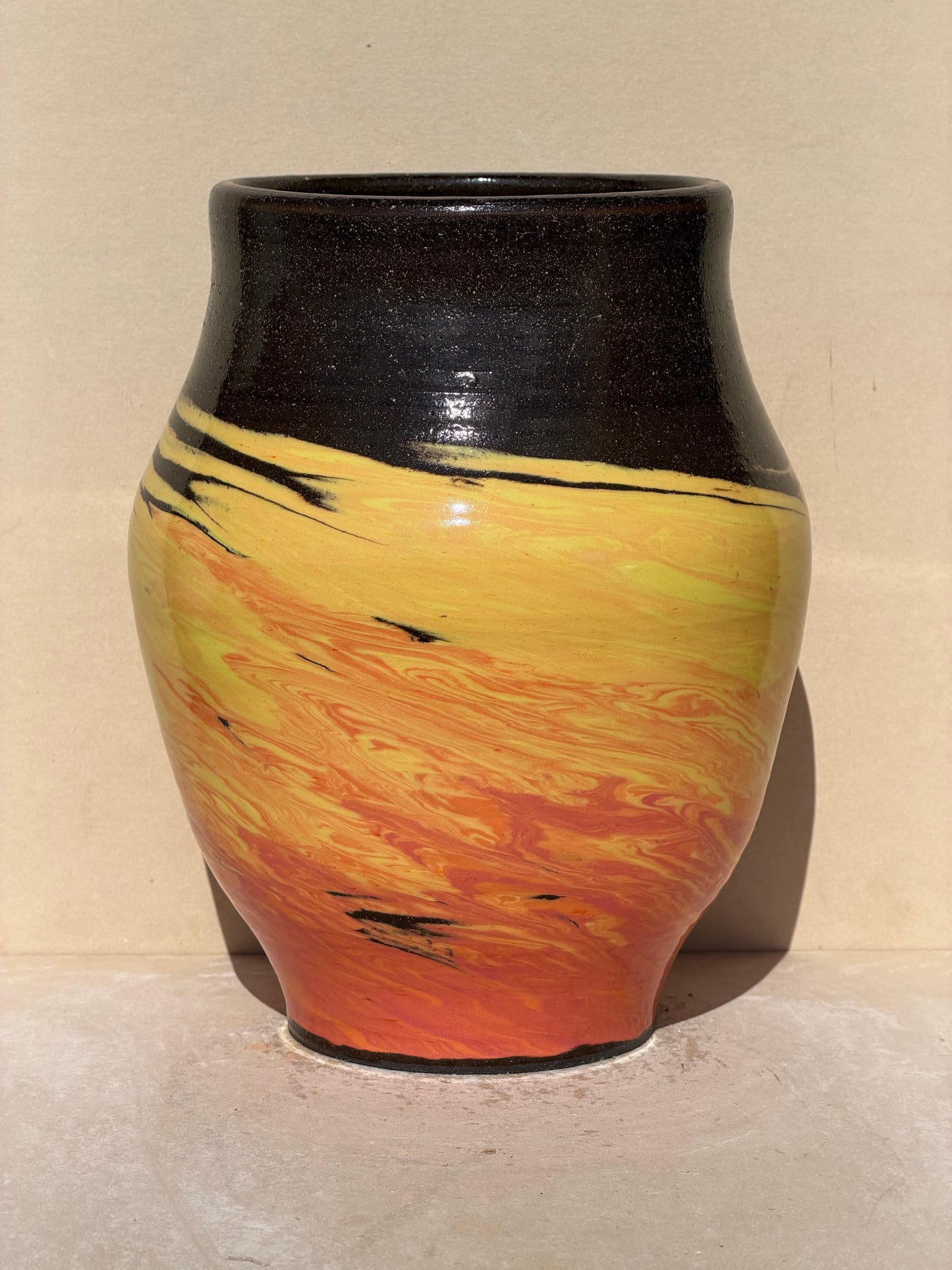 Brown Fire Vase No. 2