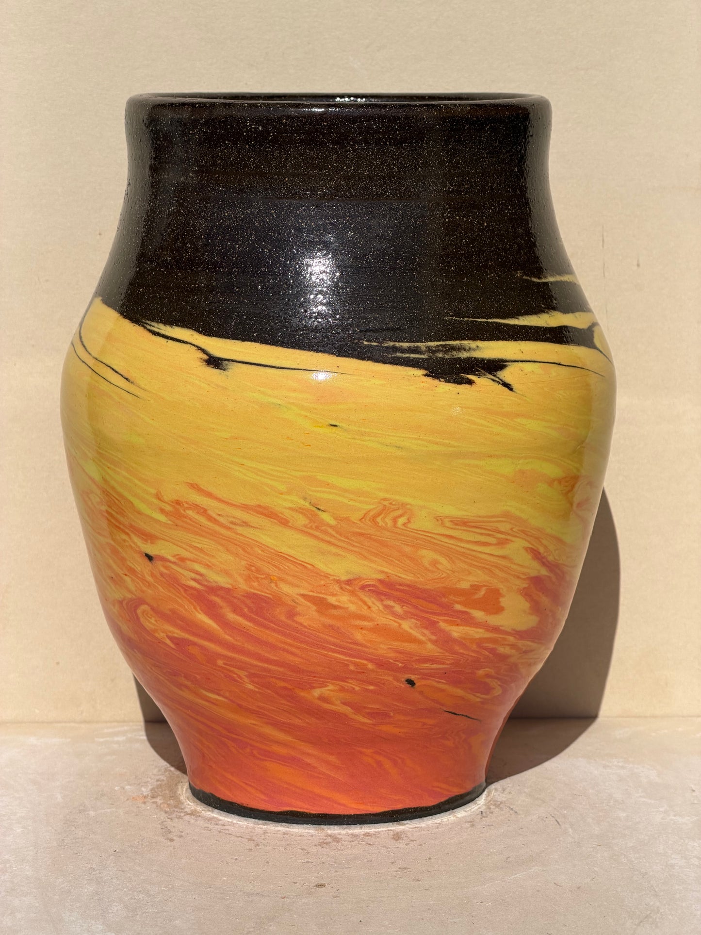 Brown Fire Vase No. 2