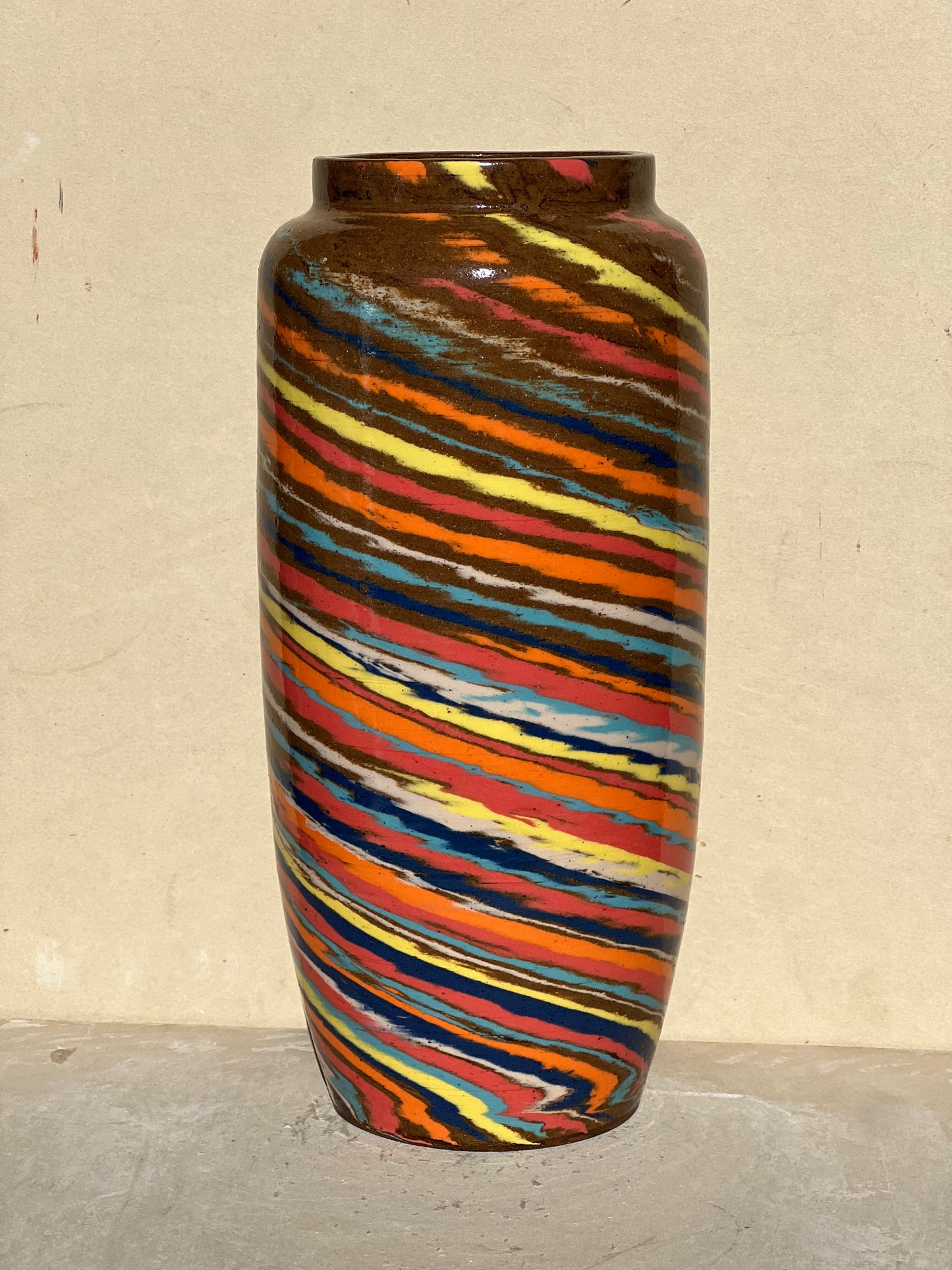 Brown Color Twist Vase