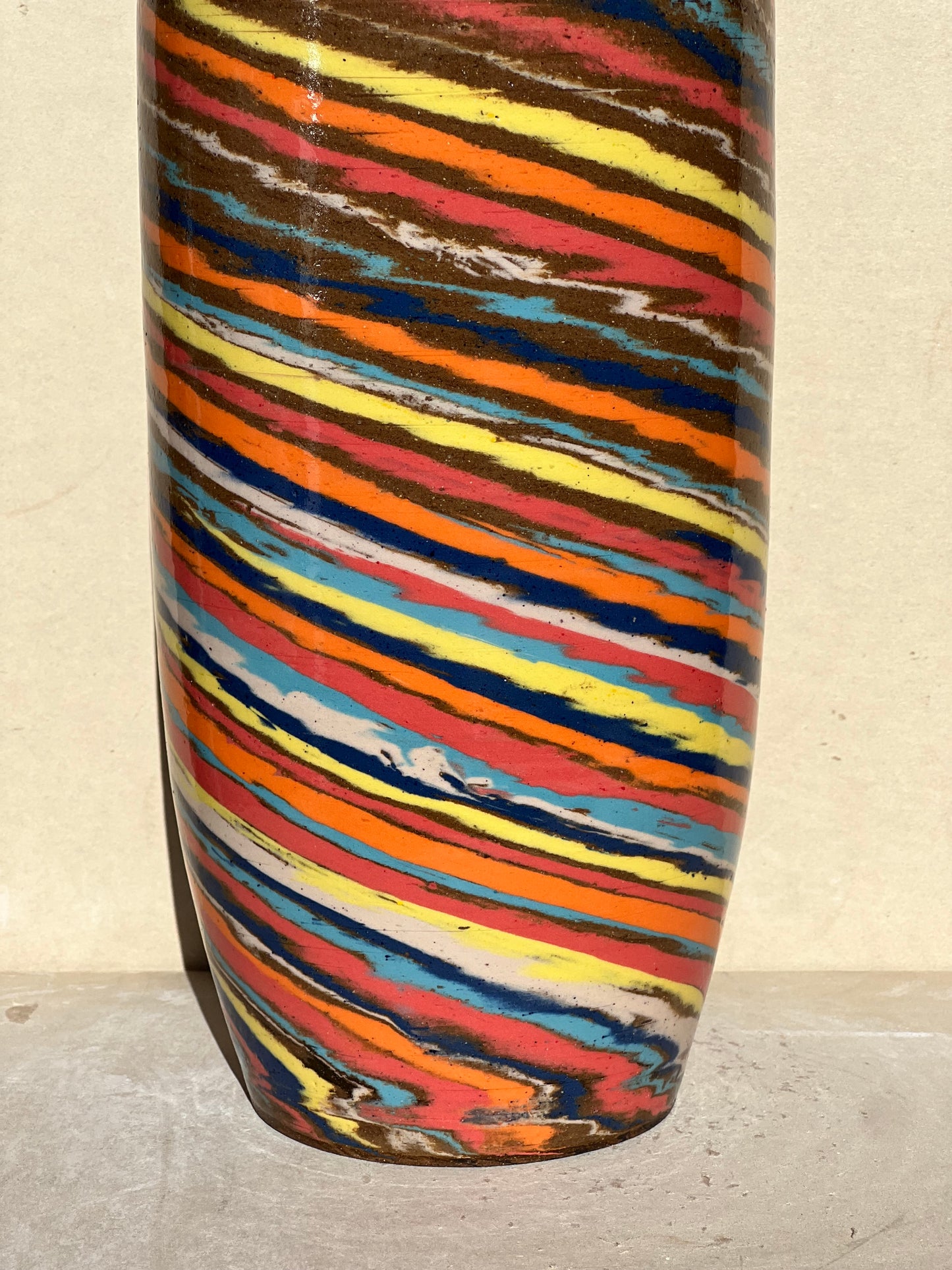 Brown Color Twist Vase