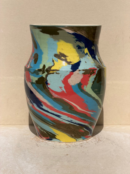 Nerikomi Slab Vase