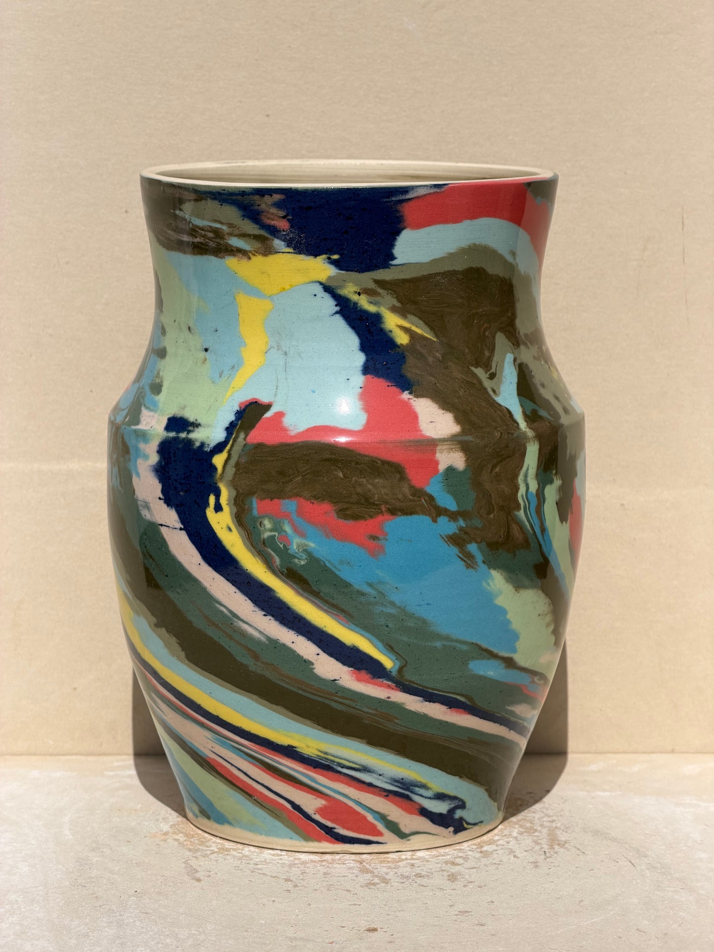 Nerikomi Slab Vase
