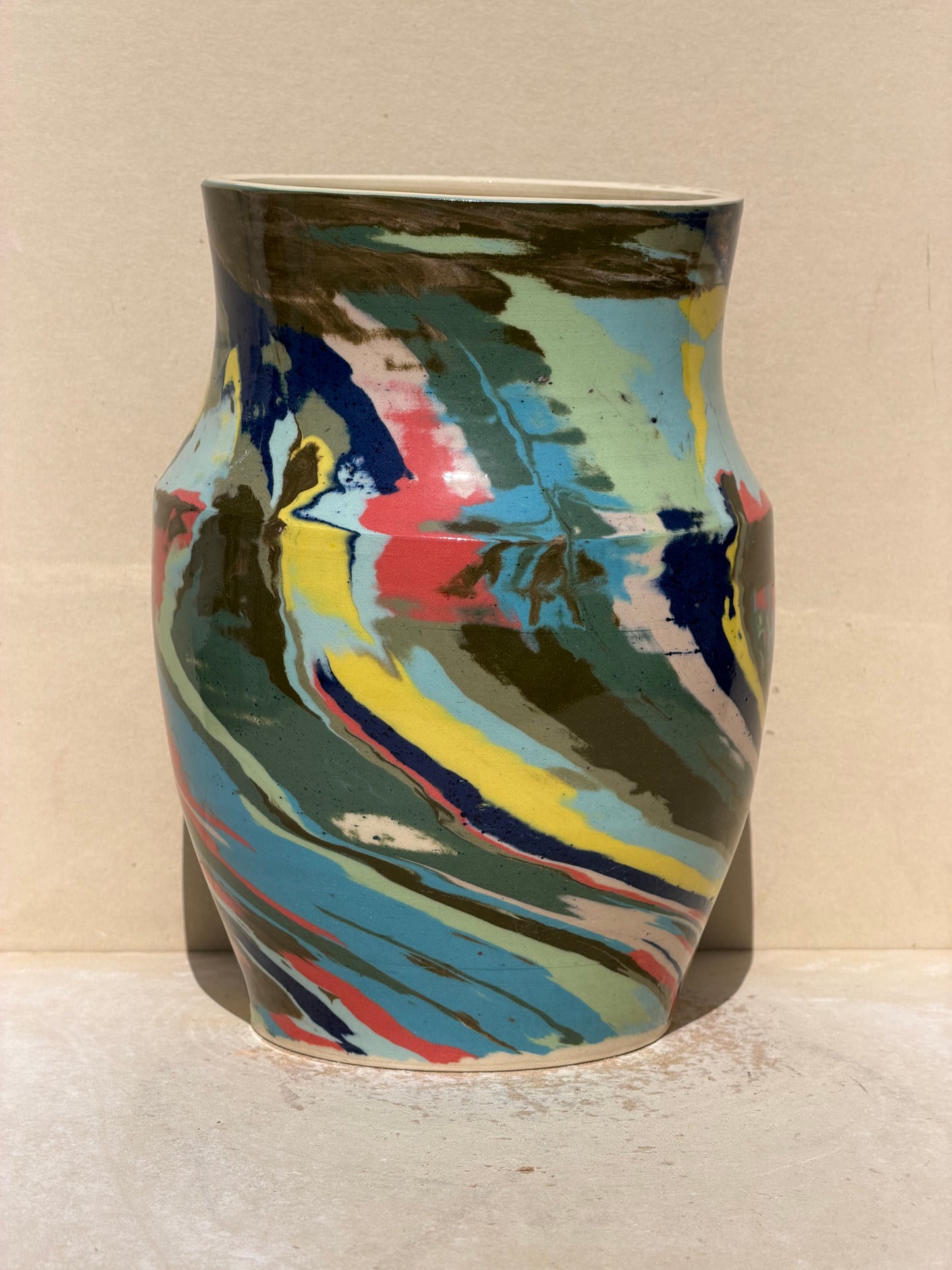Nerikomi Slab Vase