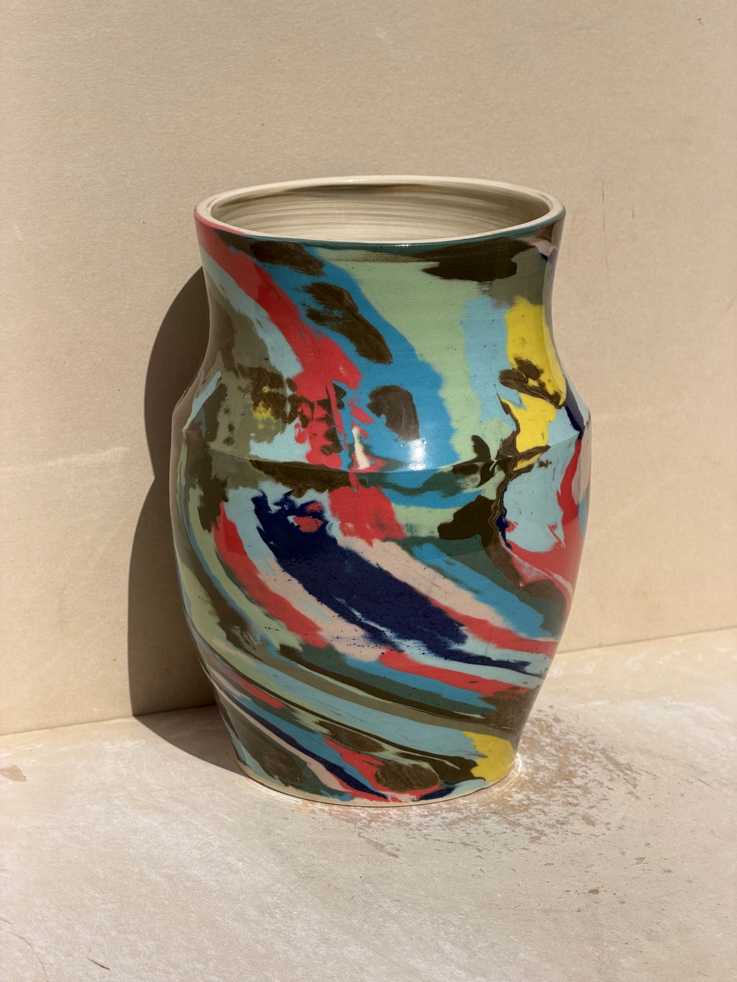 Nerikomi Slab Vase