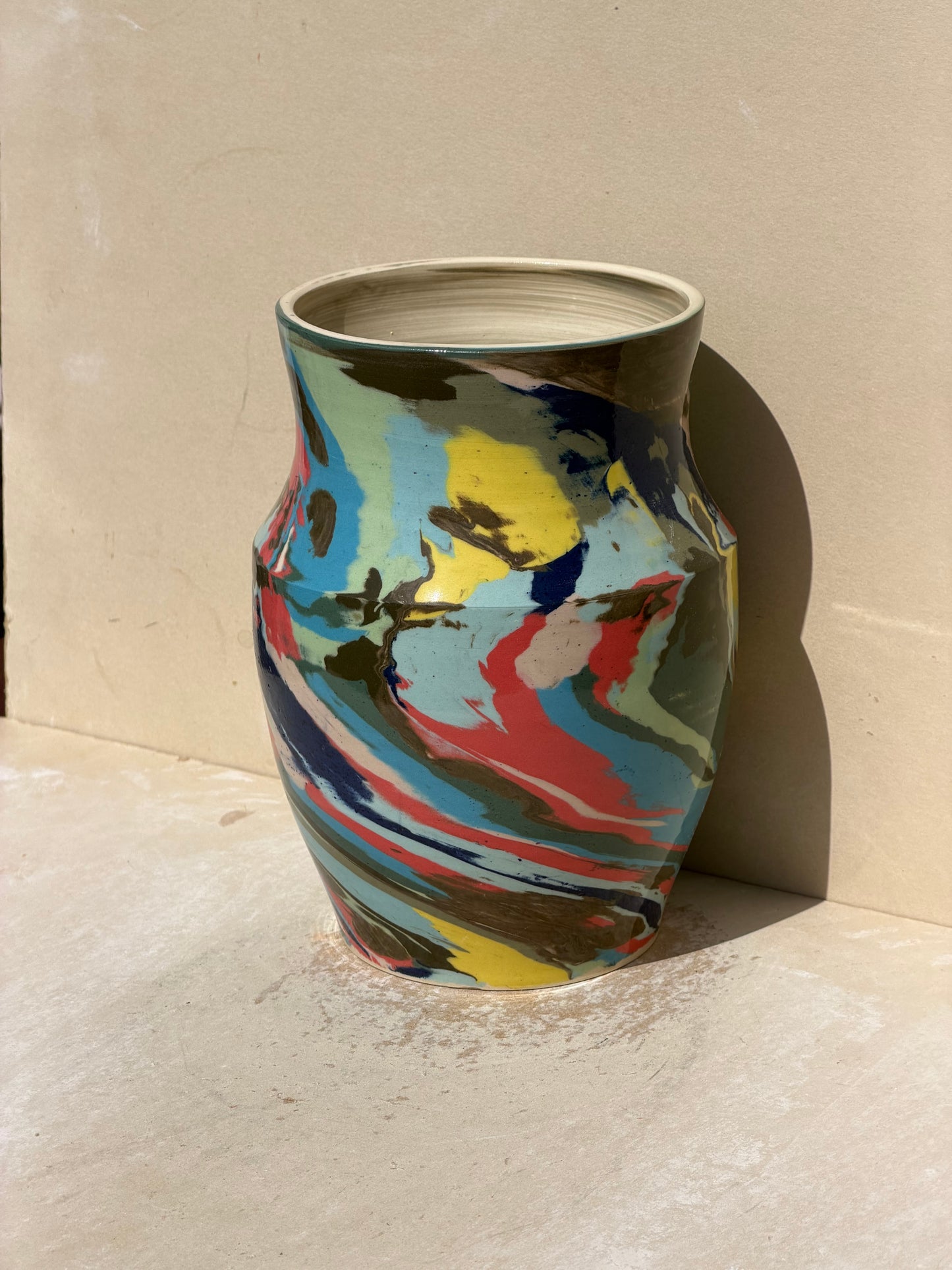 Nerikomi Slab Vase