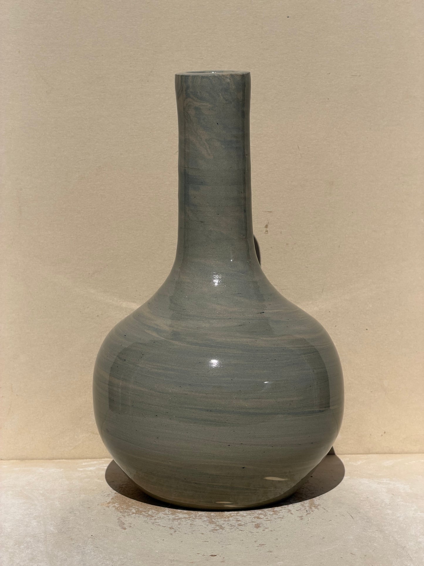Gray Marbled Bottle
