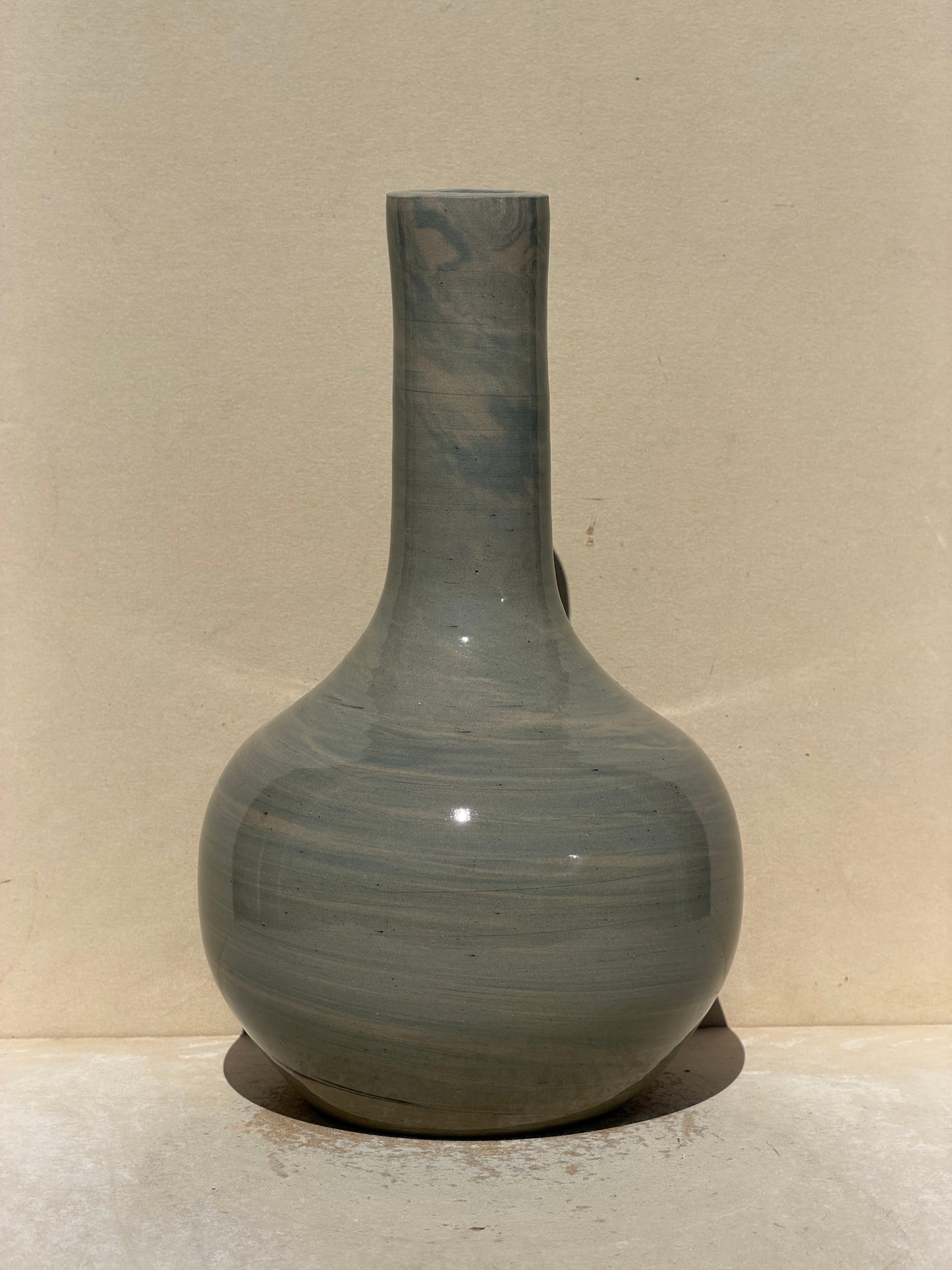 Gray Marbled Bottle