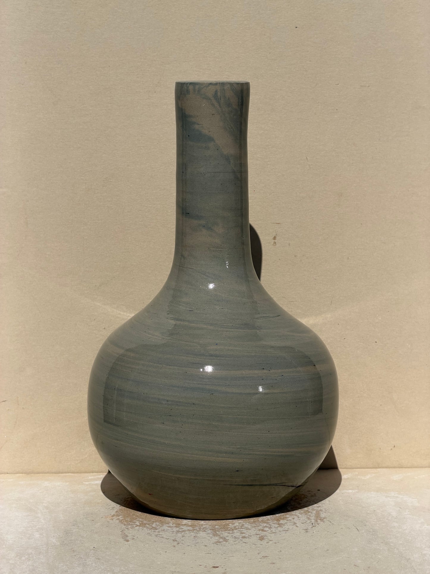 Gray Marbled Bottle