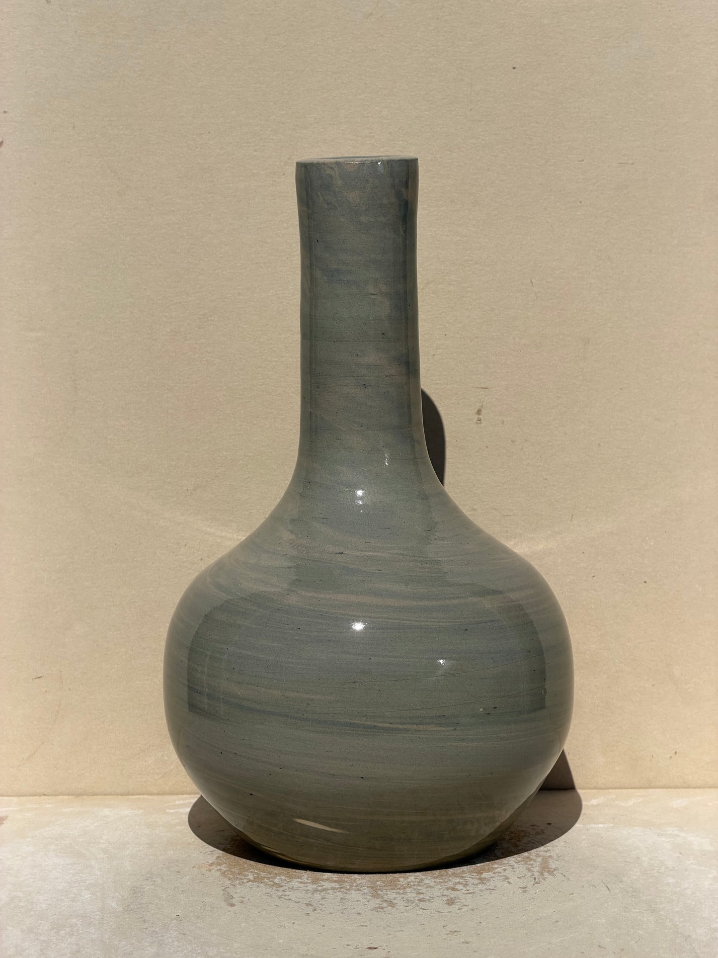 Gray Marbled Bottle