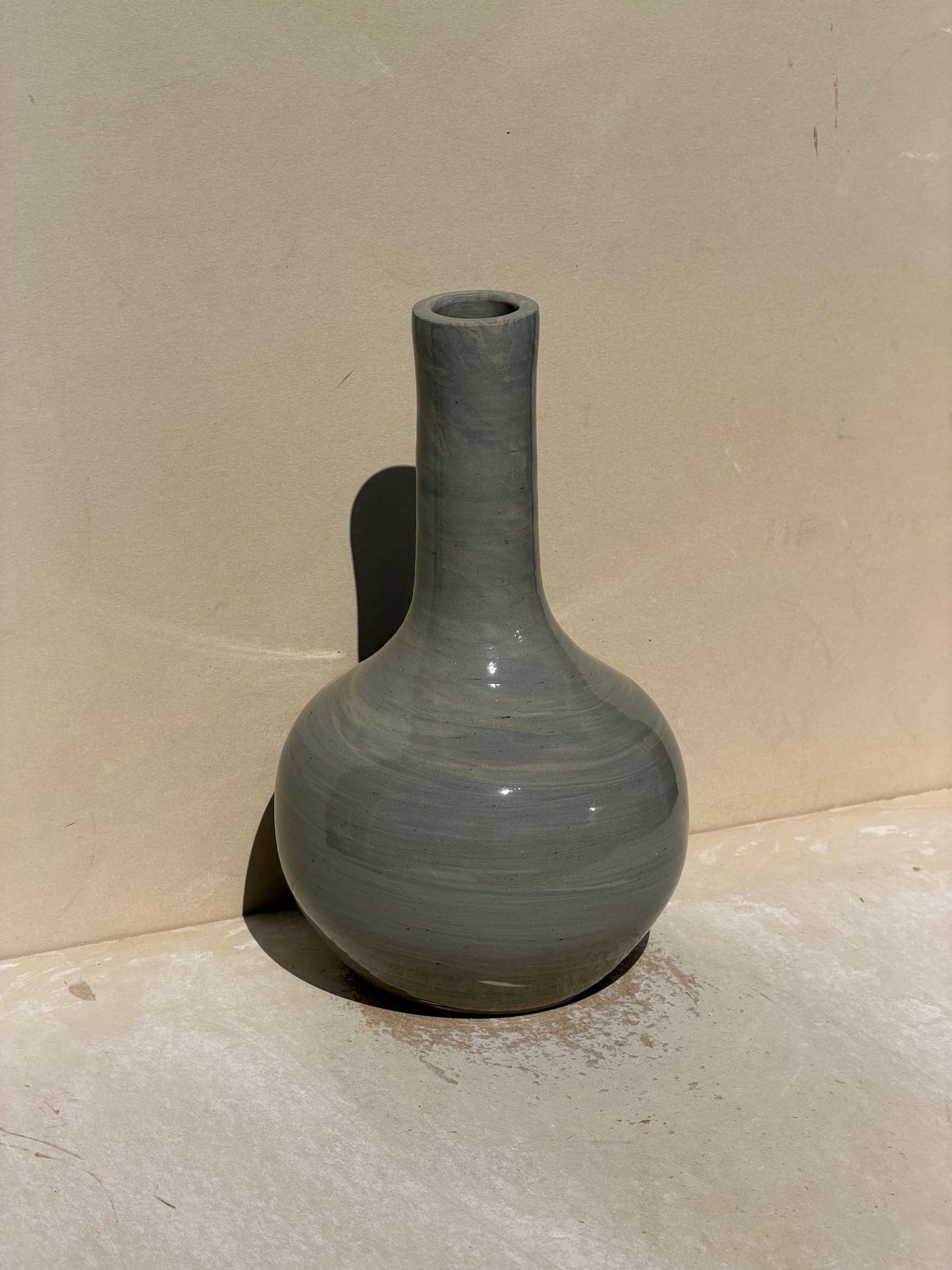 Gray Marbled Bottle