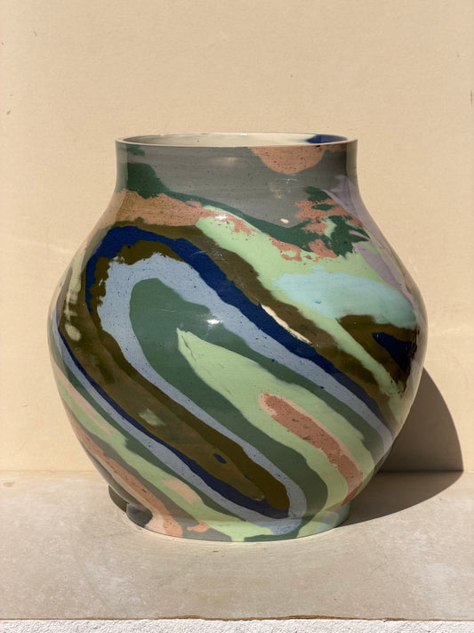 Large 18 Colored vase No. 1