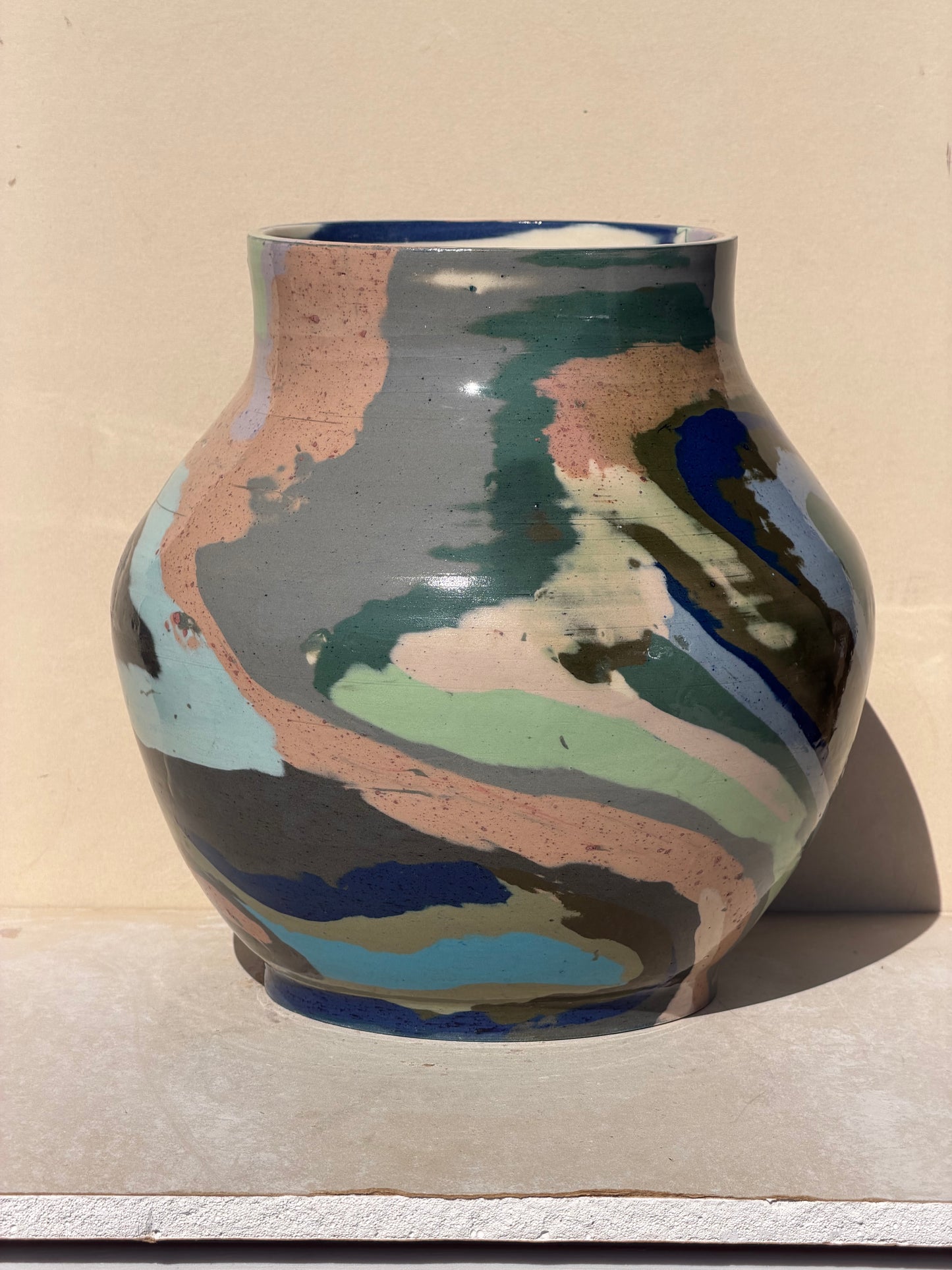 Large 18 Colored vase No. 1
