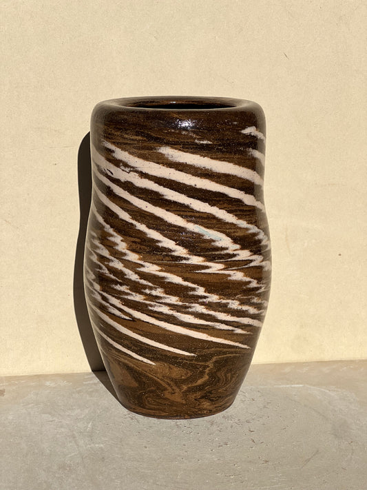 Pink and Brown Vase