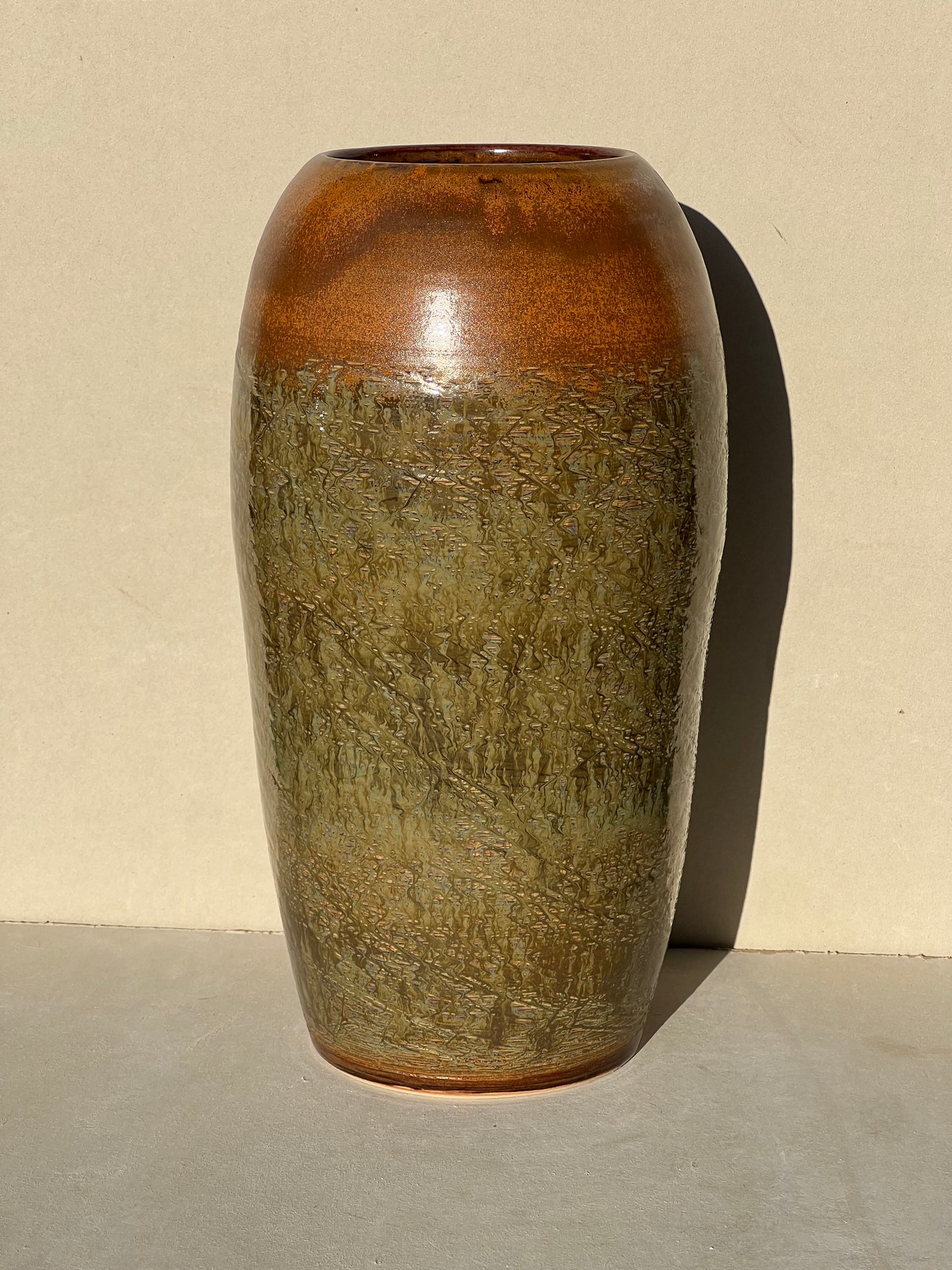 Rust Green Vase