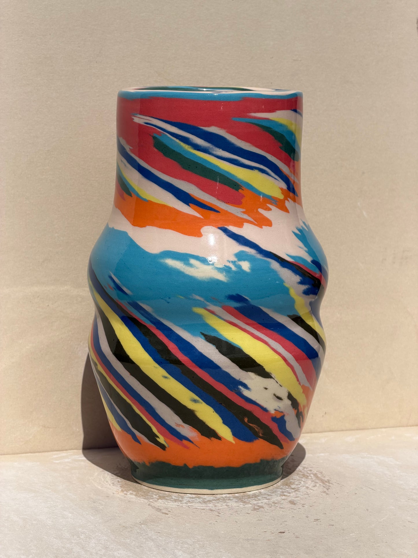 Vibrant Colored Vase