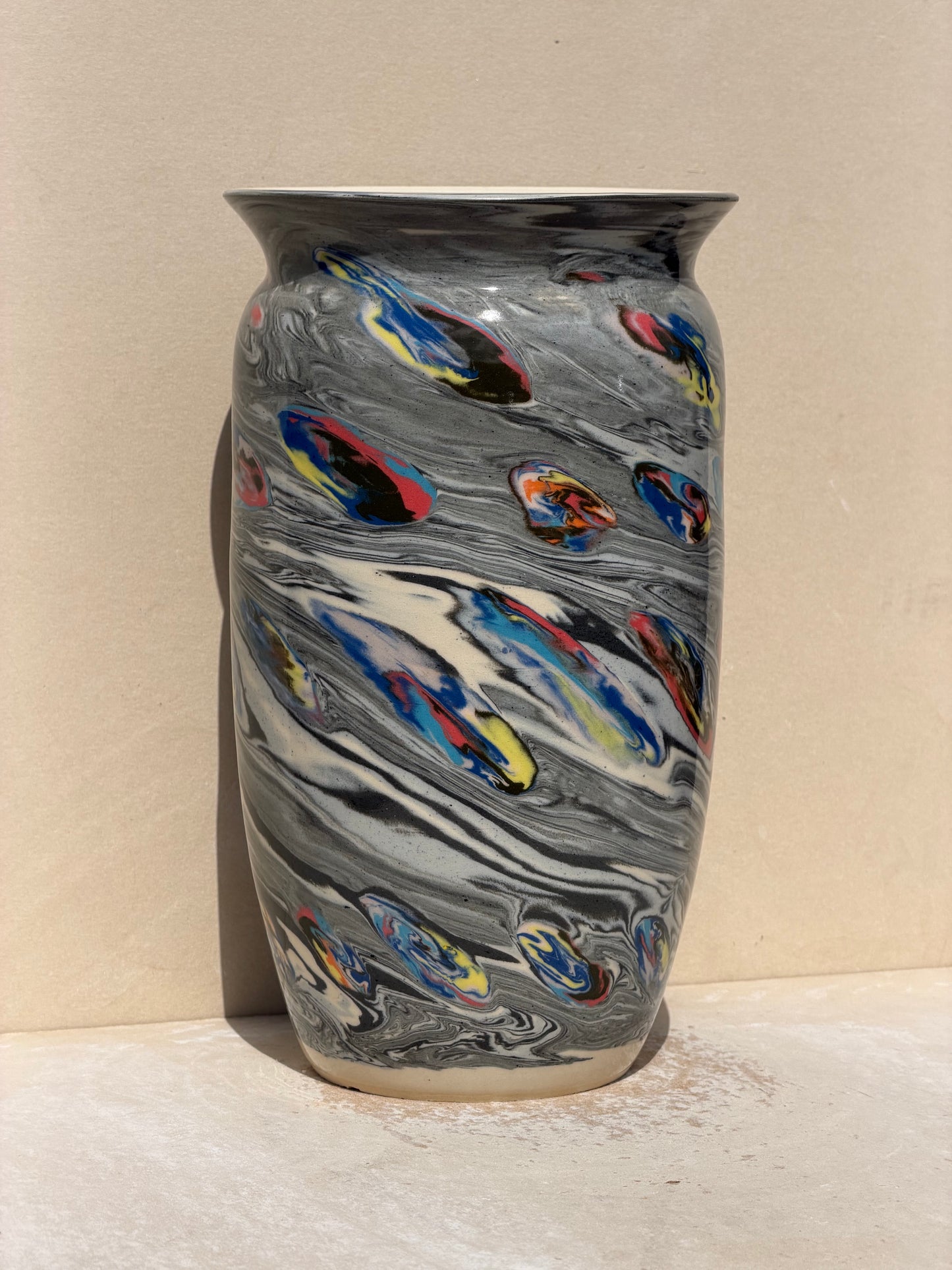 Marbled and Nerikomi Vase
