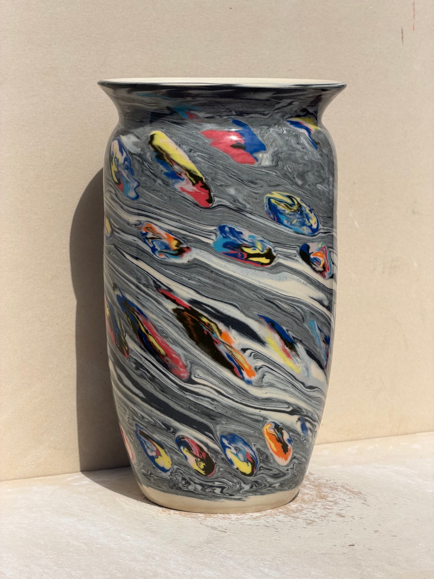 Marbled and Nerikomi Vase