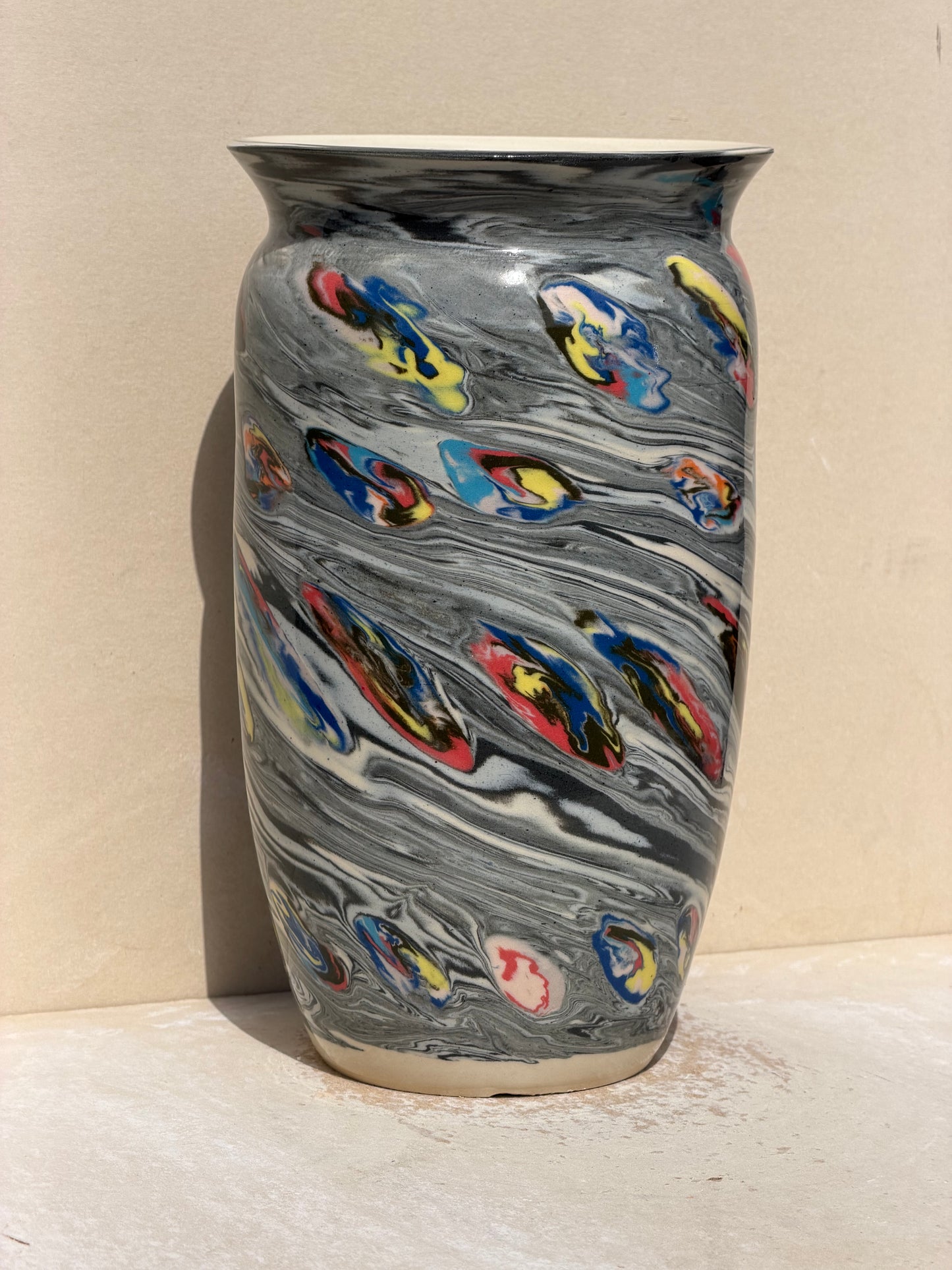 Marbled and Nerikomi Vase