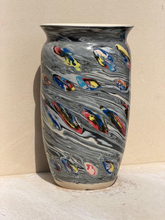 Marbled and Nerikomi Vase