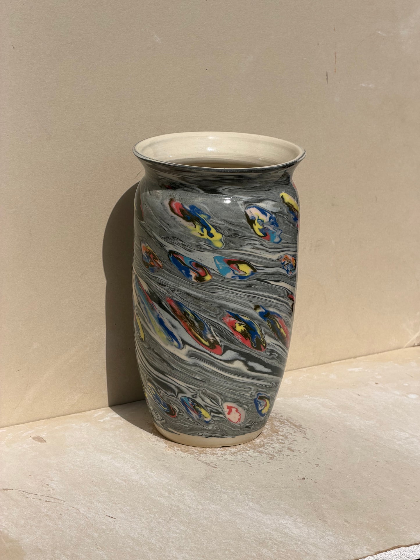 Marbled and Nerikomi Vase