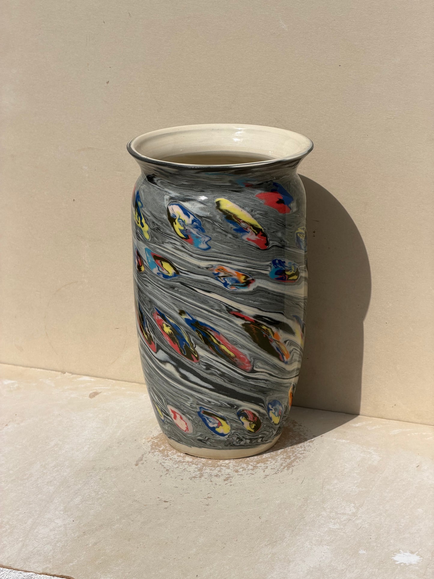 Marbled and Nerikomi Vase