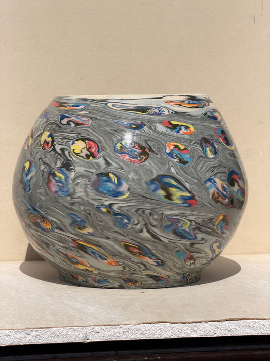 Marbled and Nerikomi Vase