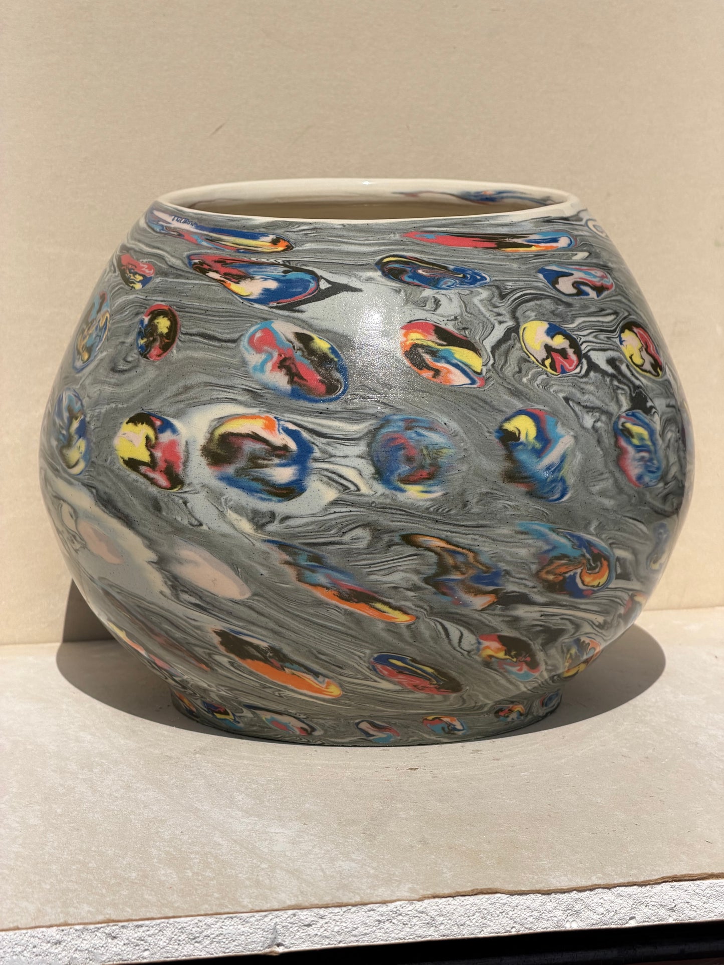 Marbled and Nerikomi Vase