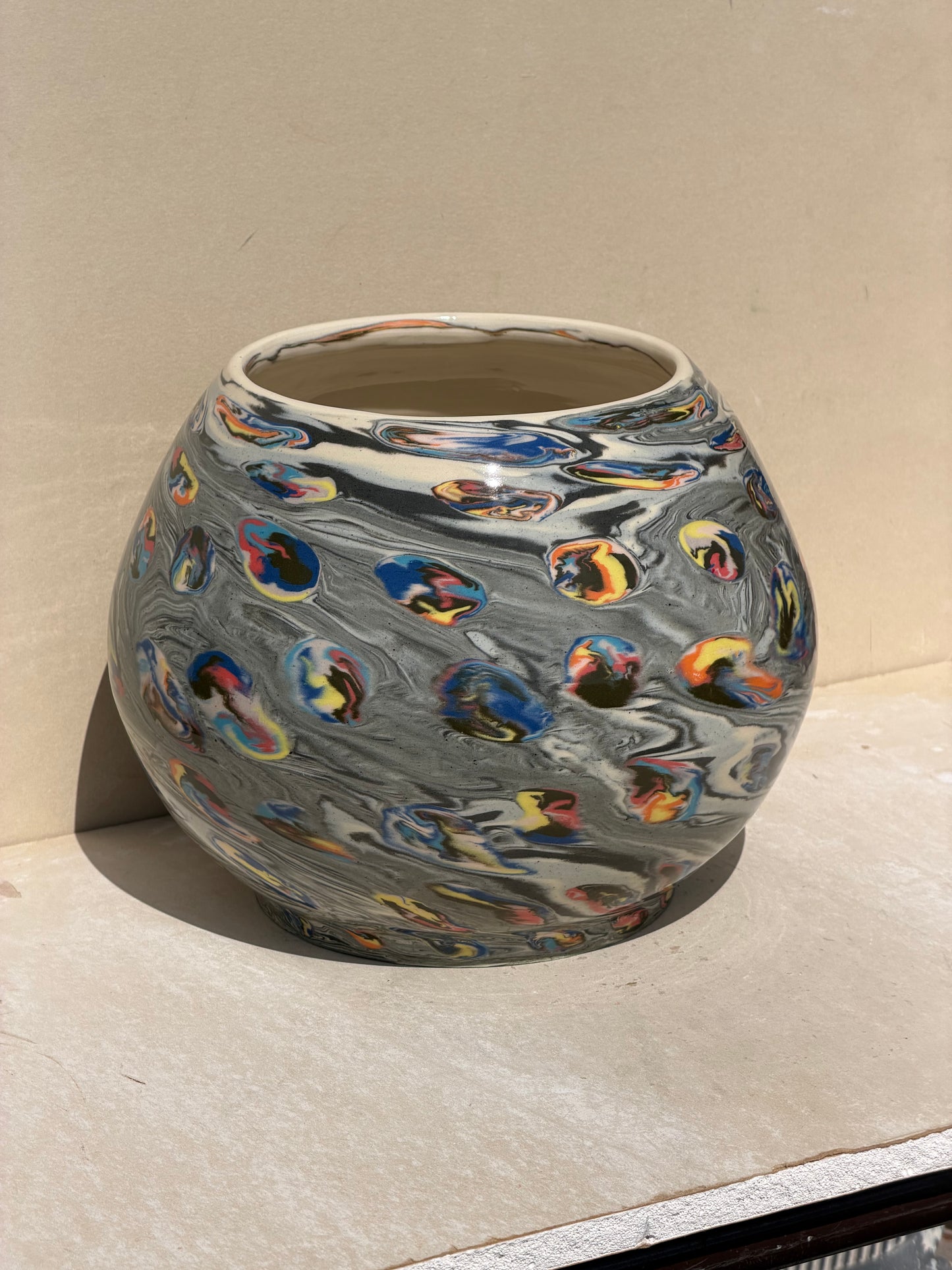 Marbled and Nerikomi Vase