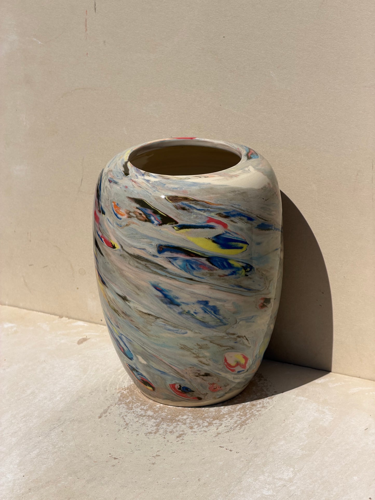 Marbled Dots Vase