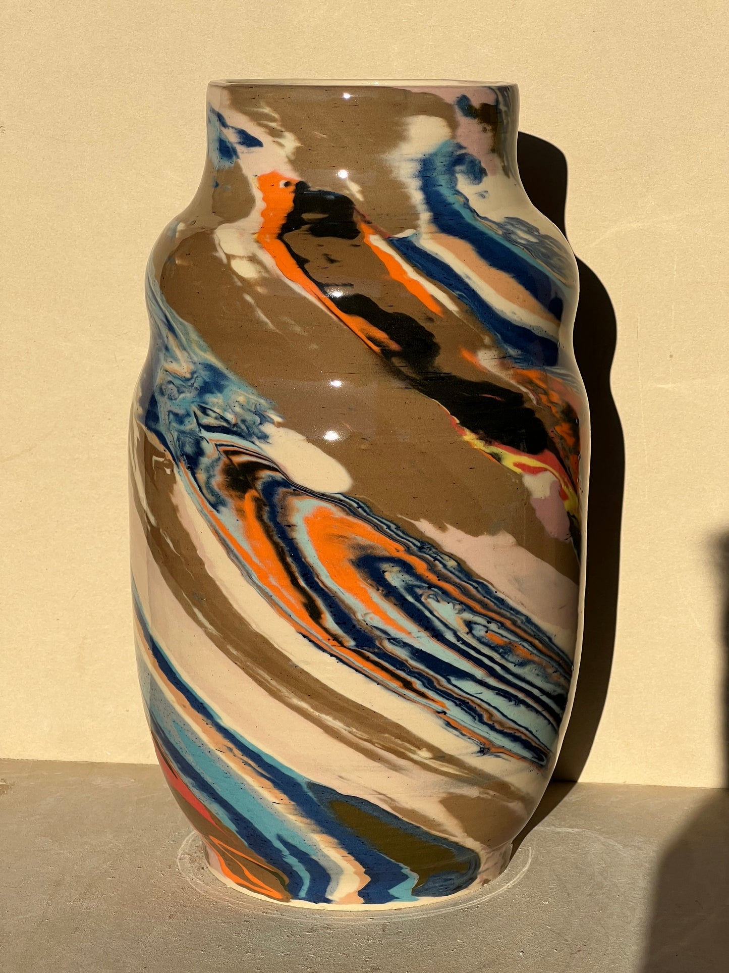 Scrap Nerikomi Vase