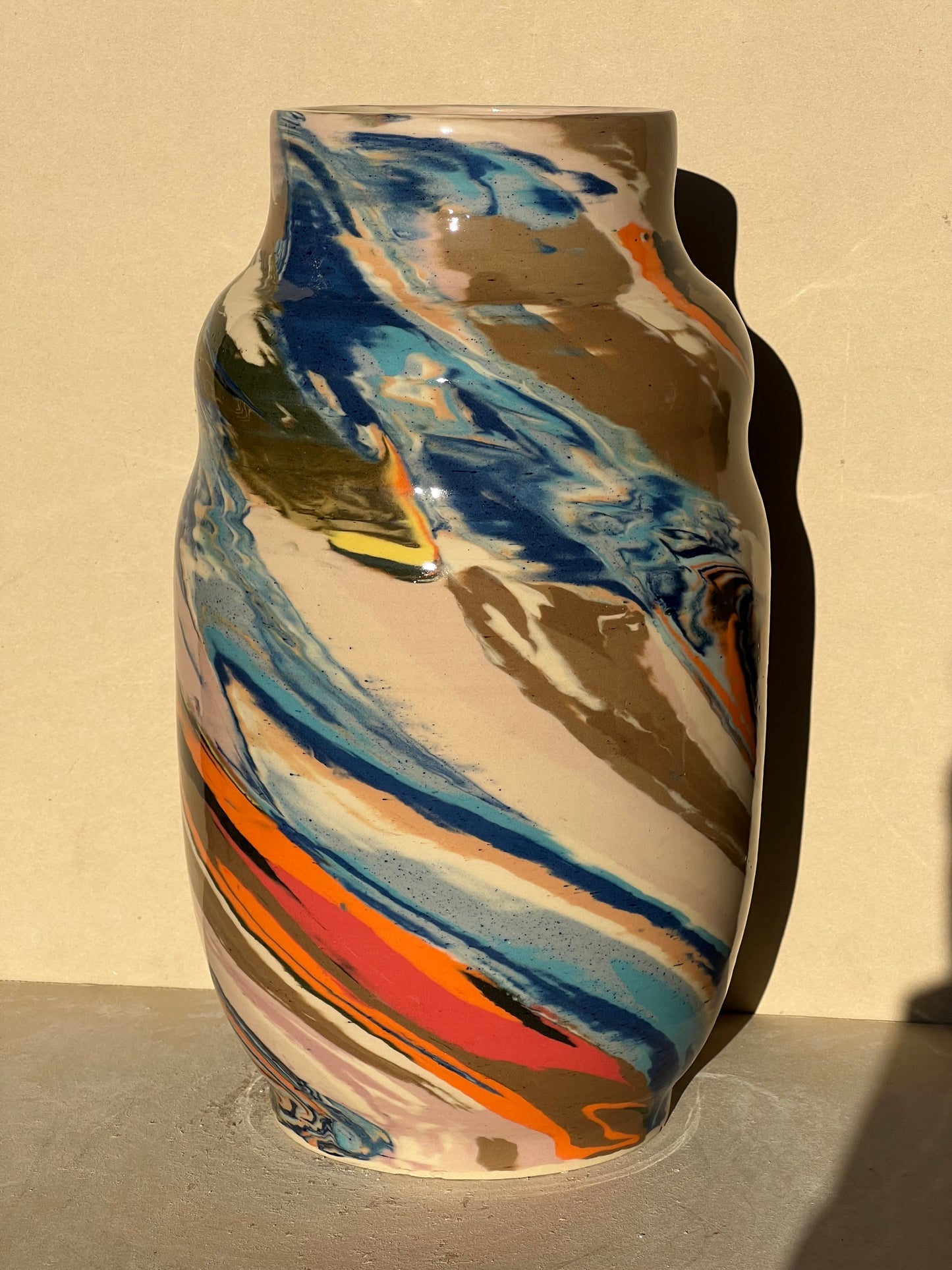 Scrap Nerikomi Vase