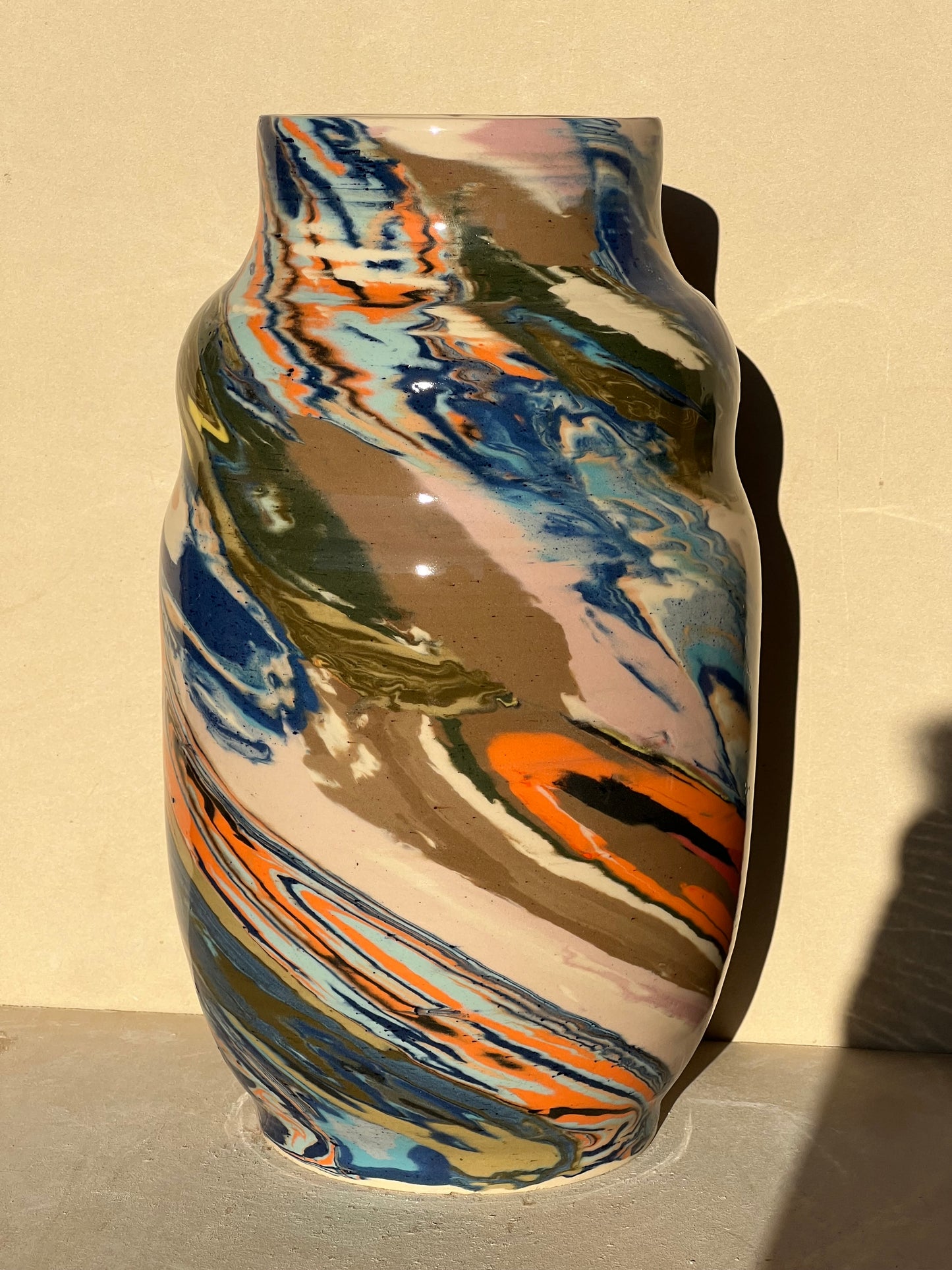Scrap Nerikomi Vase
