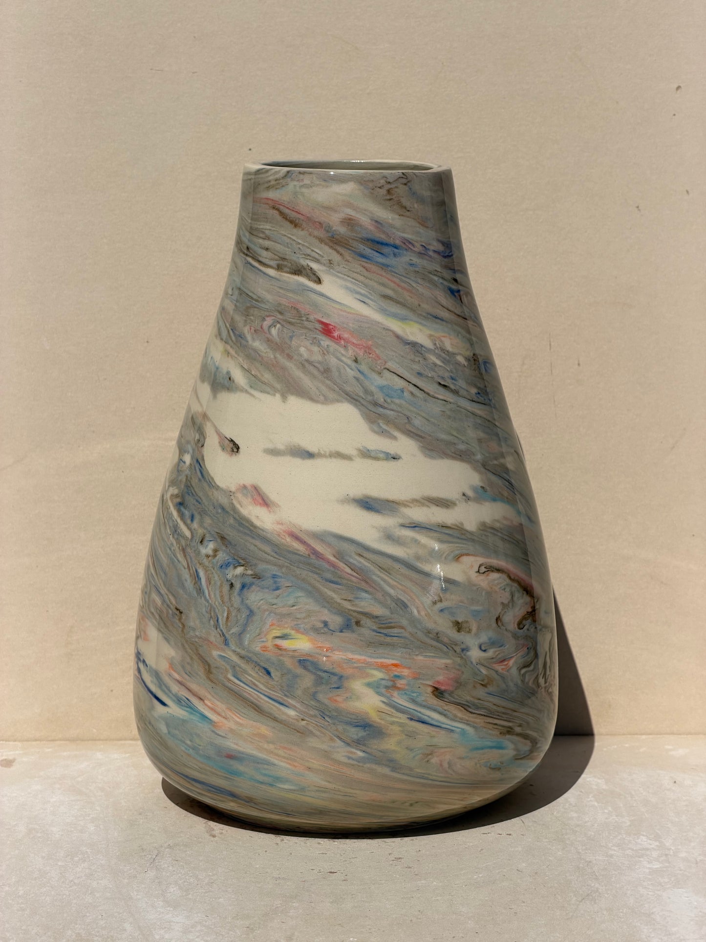 Scrap Marbled Vase